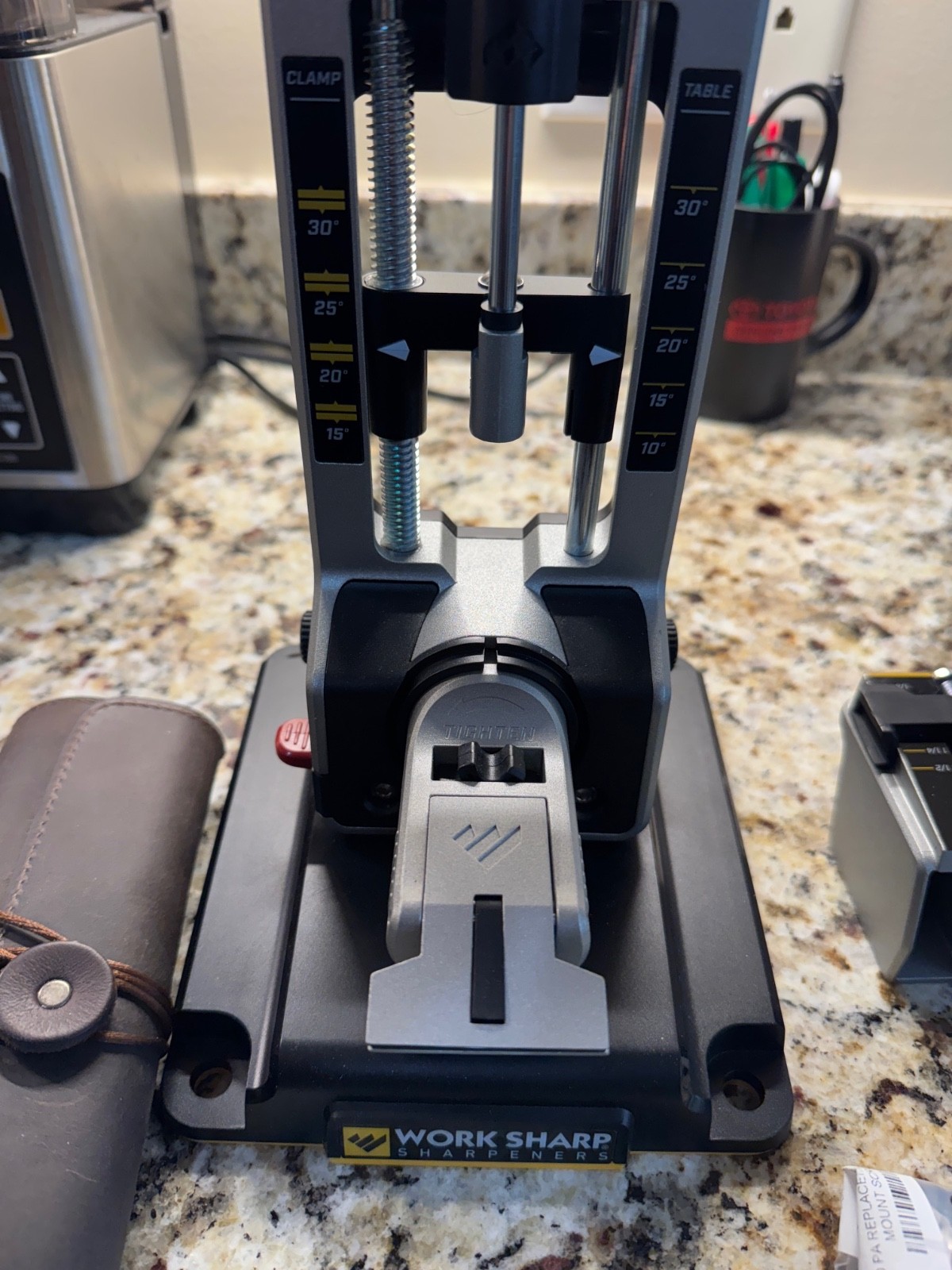 Work Sharp Professional Precision Adjust Knife Sharpener.