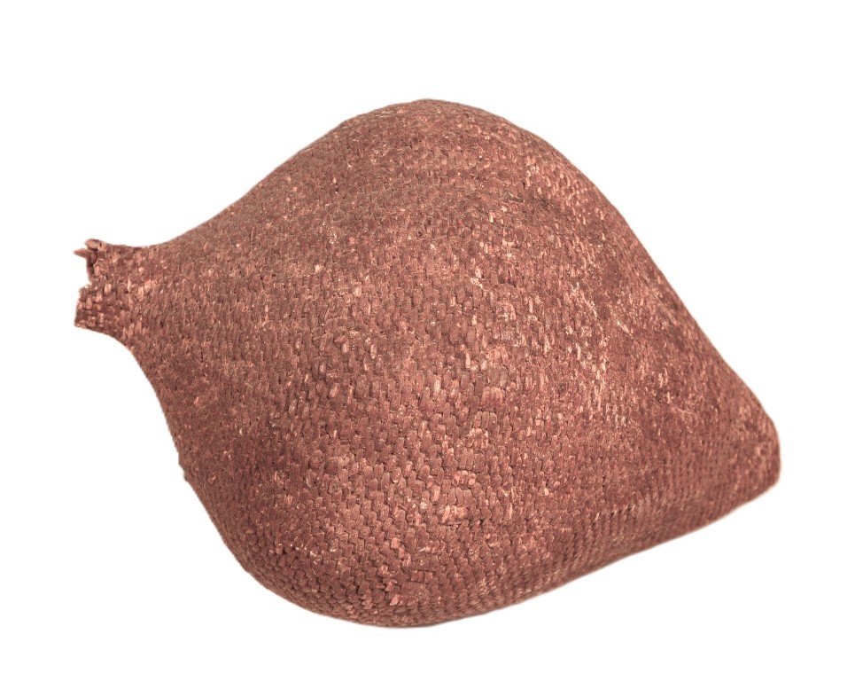 Paiute Pine Pitch Tus Basket ca. 1890 14.25" H x 9" D Hand Woven