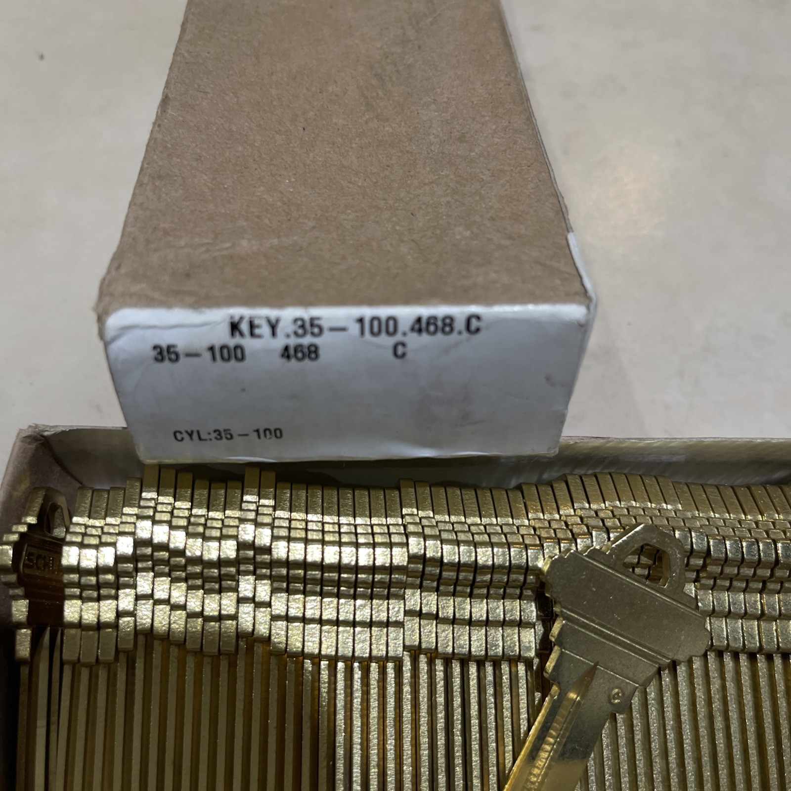 Schlage 35-100.468 C Key Blanks Box of 50 Brand New