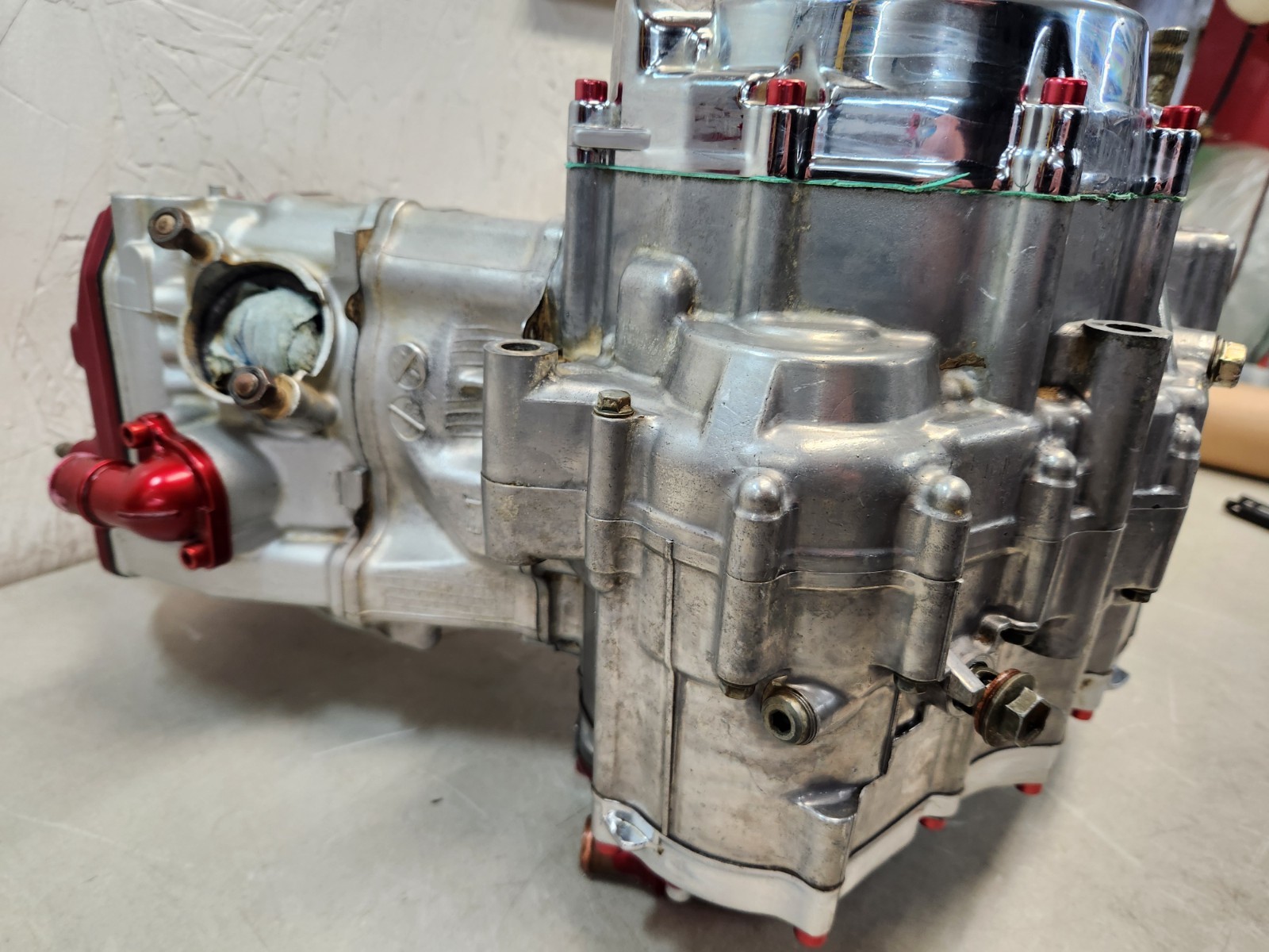 03-08 LTZ400 ltz KFX DVX 400 engine motor bottom cases top head NICE!!!!!