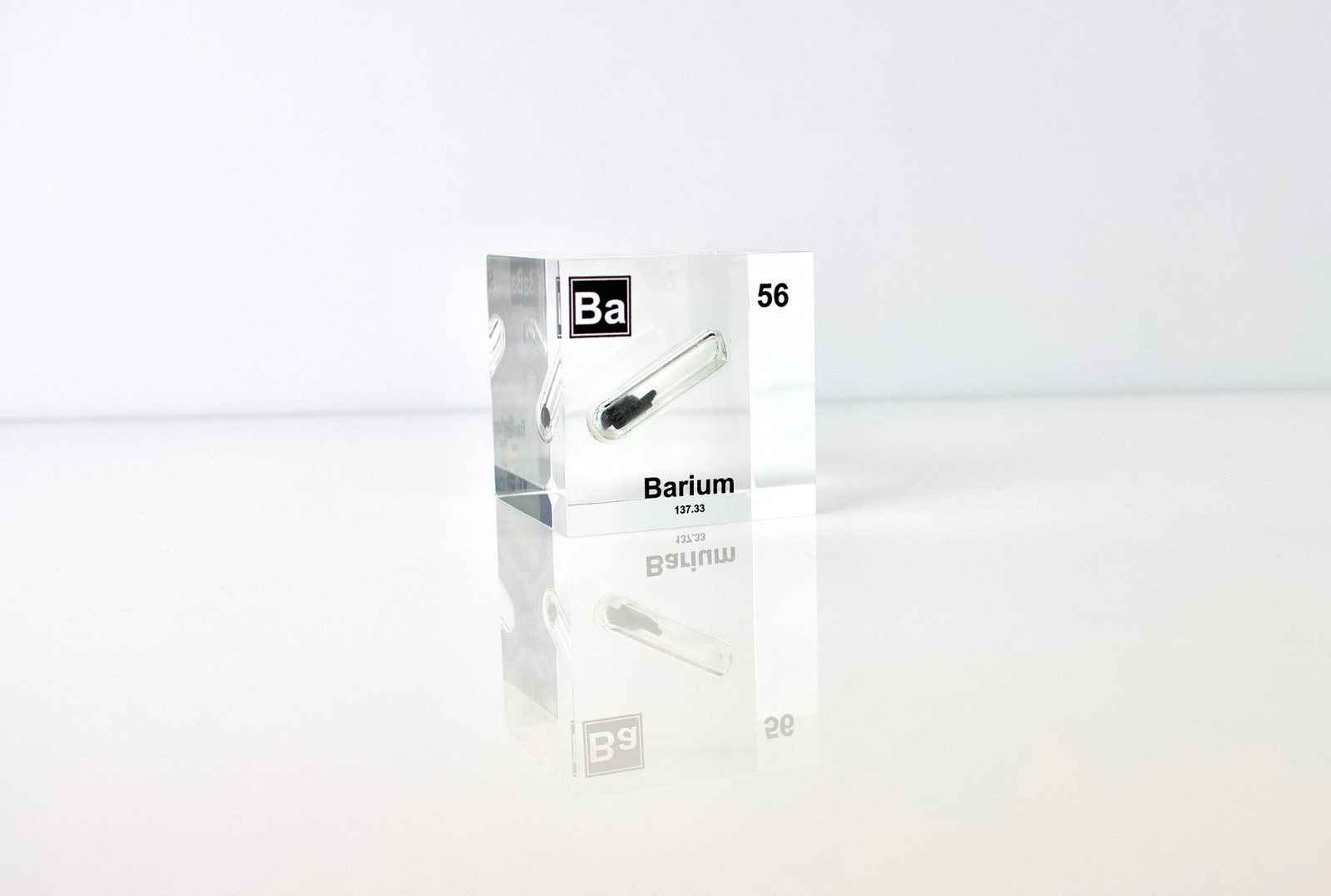 Barium Element Cube