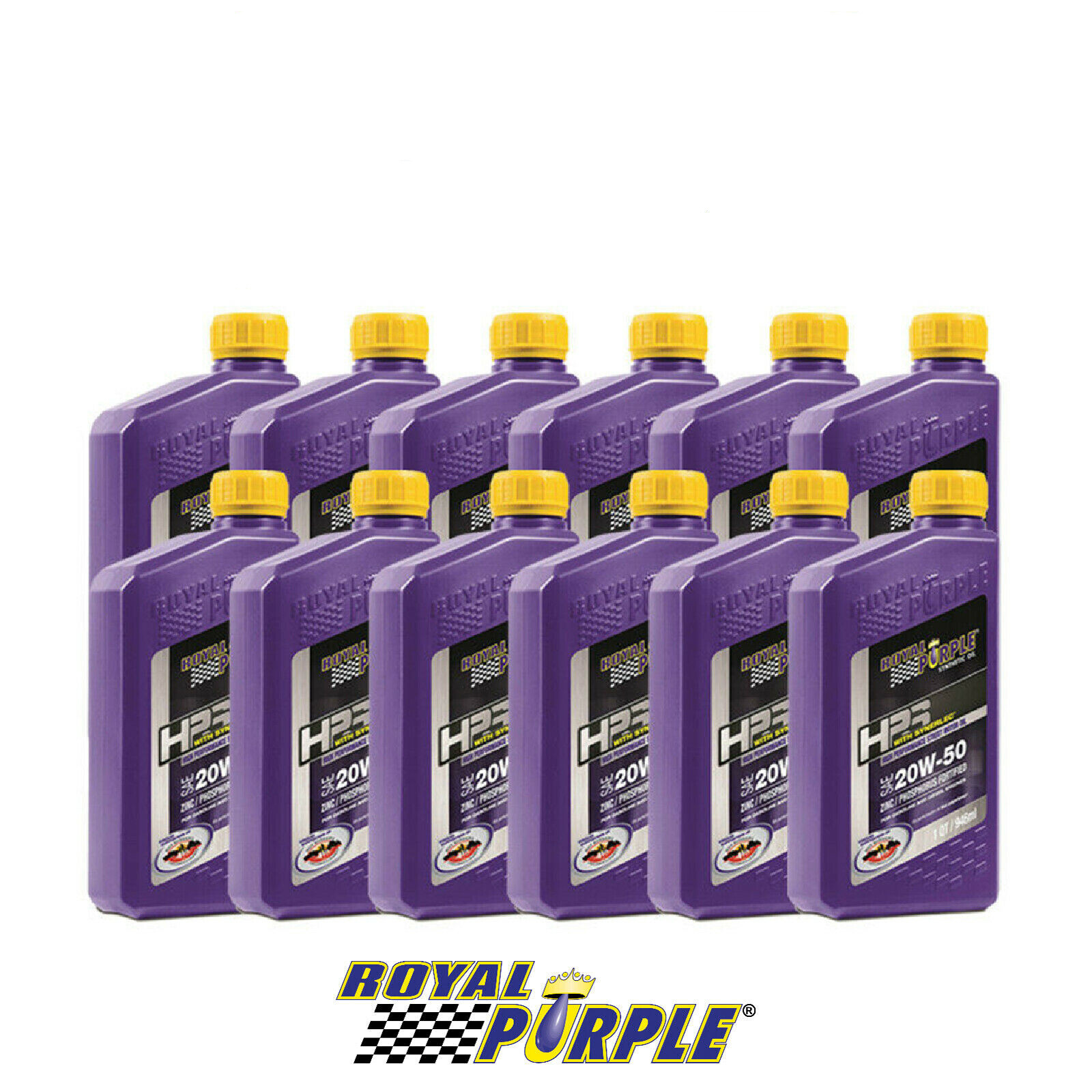 Royal Purple 31250 20W50 HPS High Performance Street Synthetic Motor Oil - 12 Qt