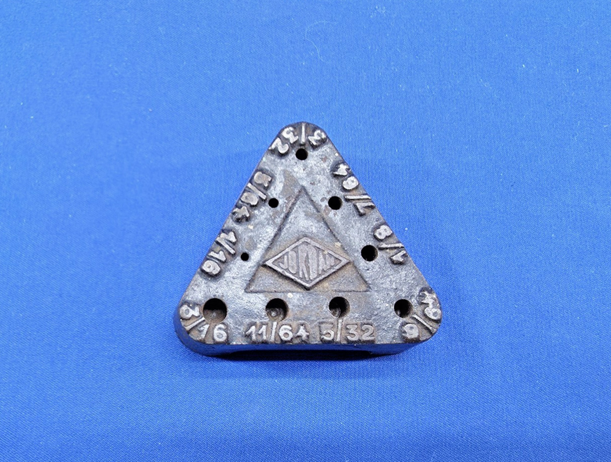 Very Small Vintage Jordan 9 Hole US Standard Drill Bit Index Bit Holder Germany