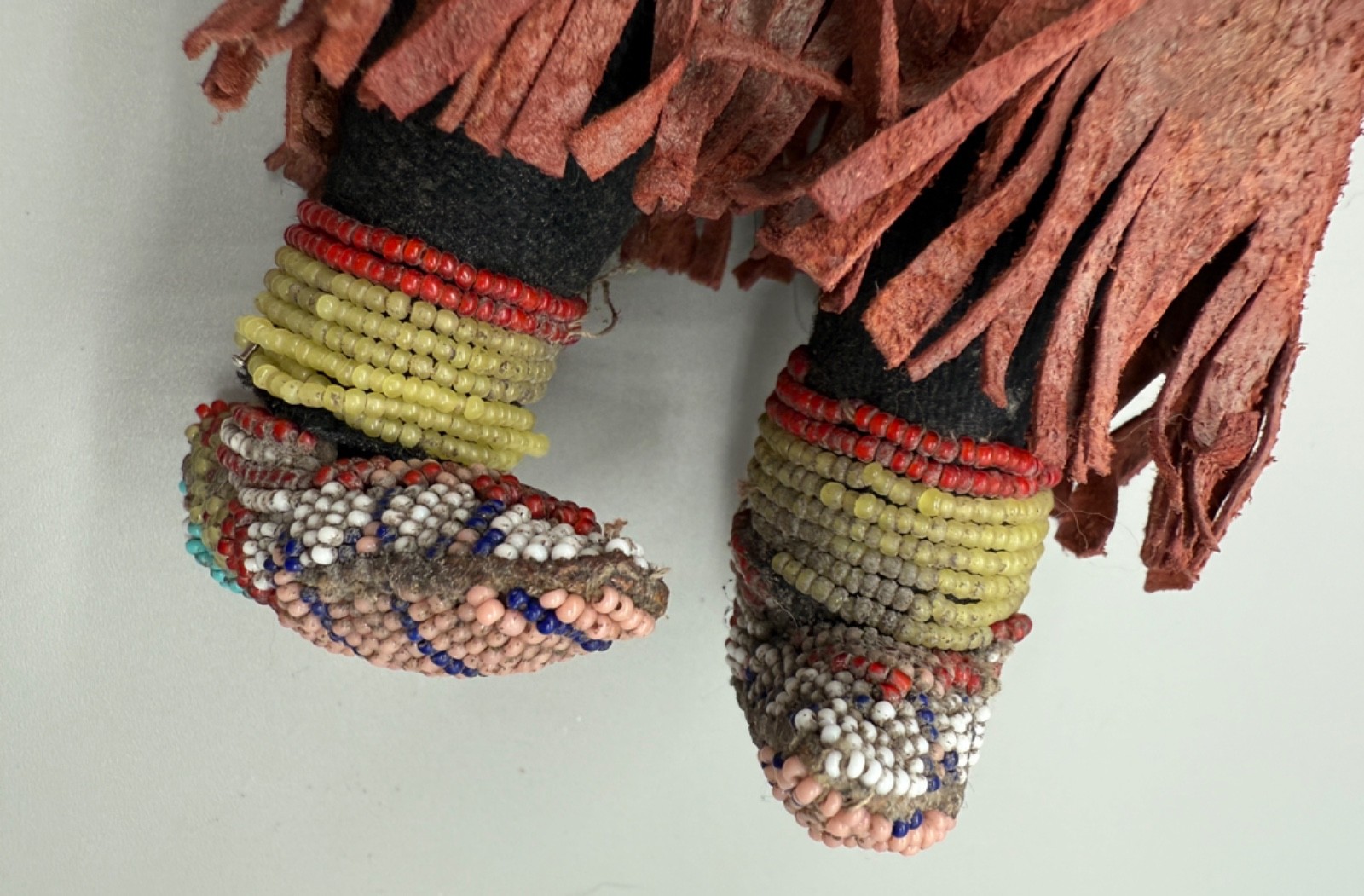 Antique Lakota Sioux Native American Double Sided Doll Anoglte 1890s Antique Dol