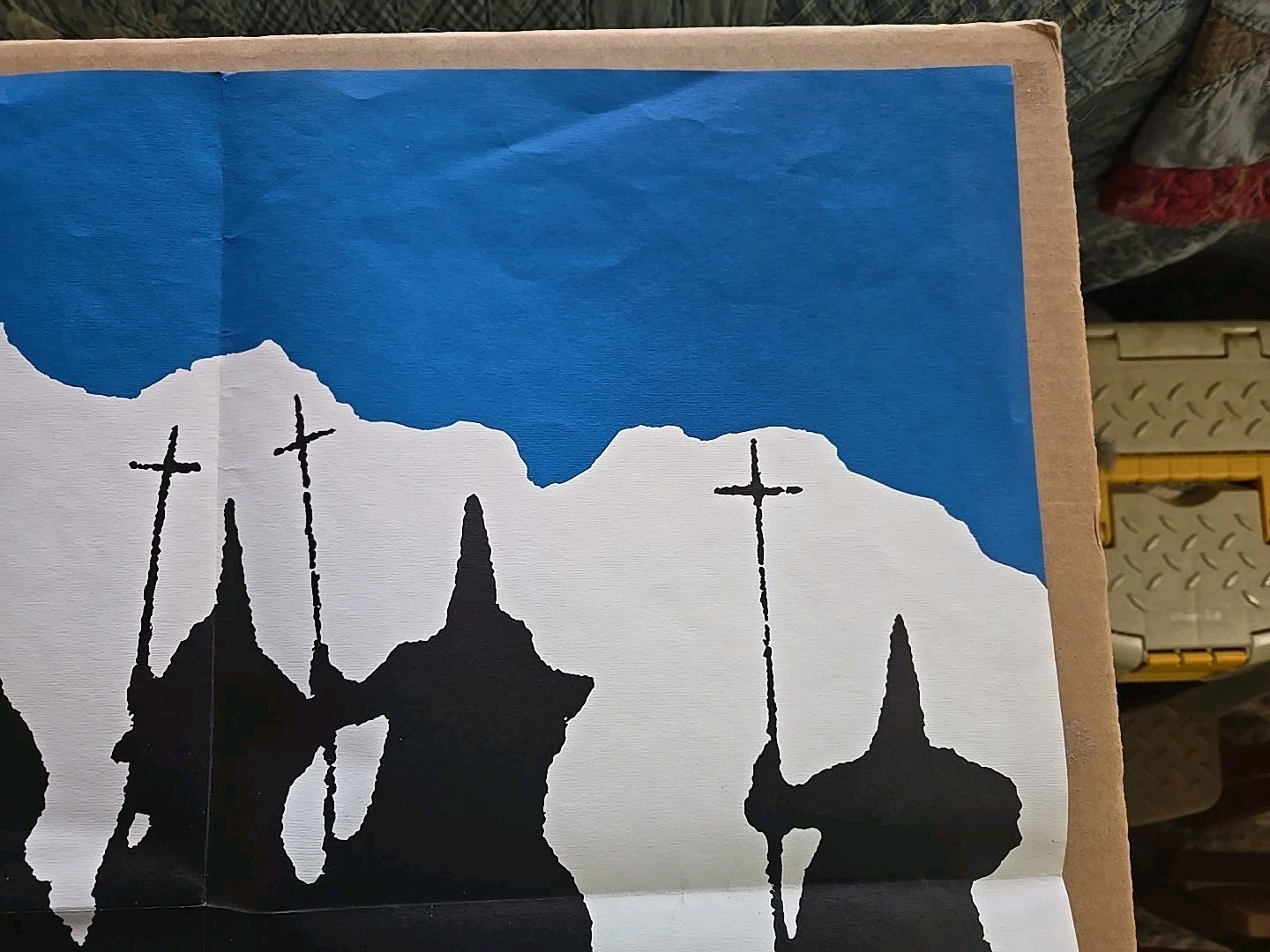 Neil Young Journey Through The Past Vintage Promo Poster 1972 - VG++