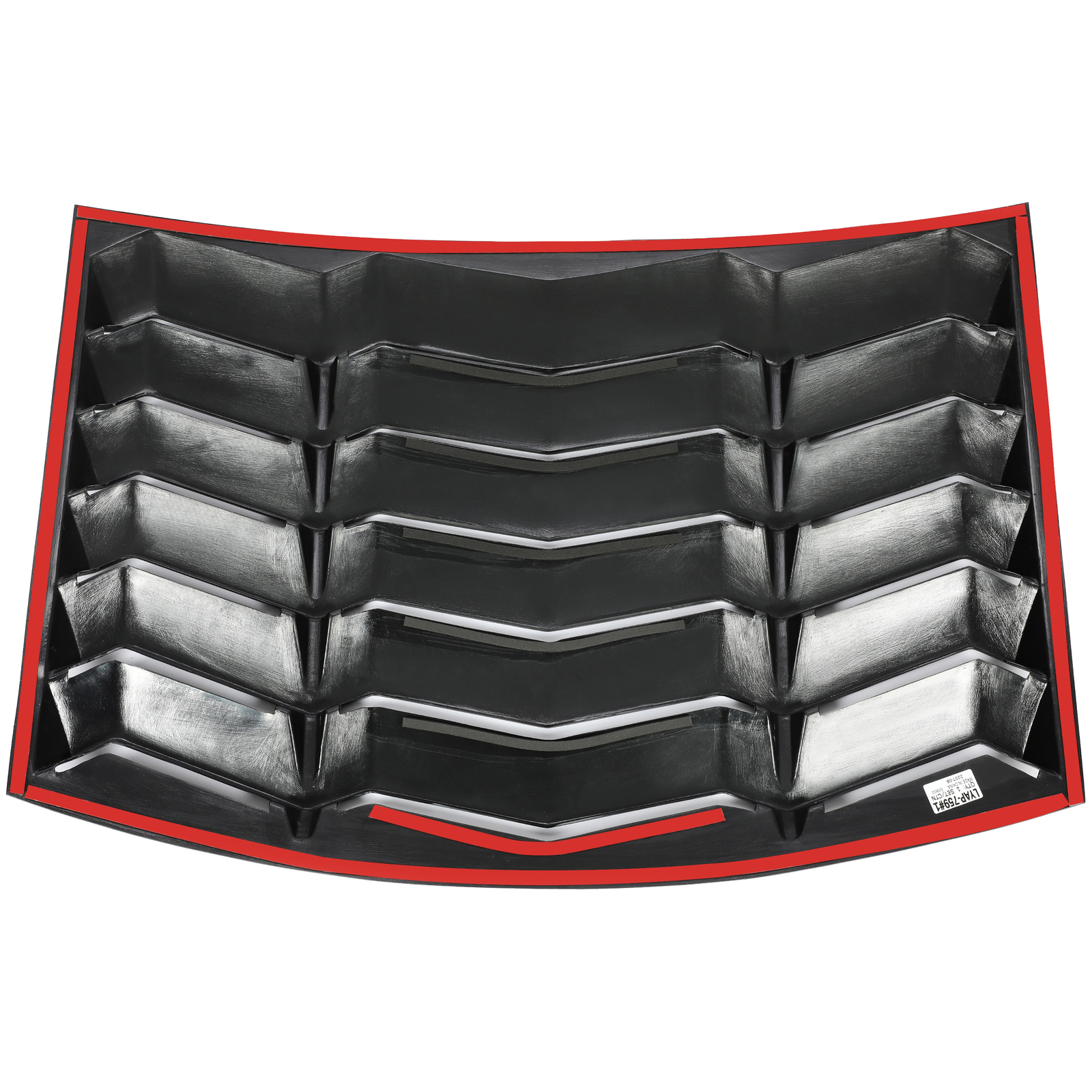 HECASA Rear&Side Window Louvers Cover For 10-15 2011 2012 2013 2014 Chevy Camaro