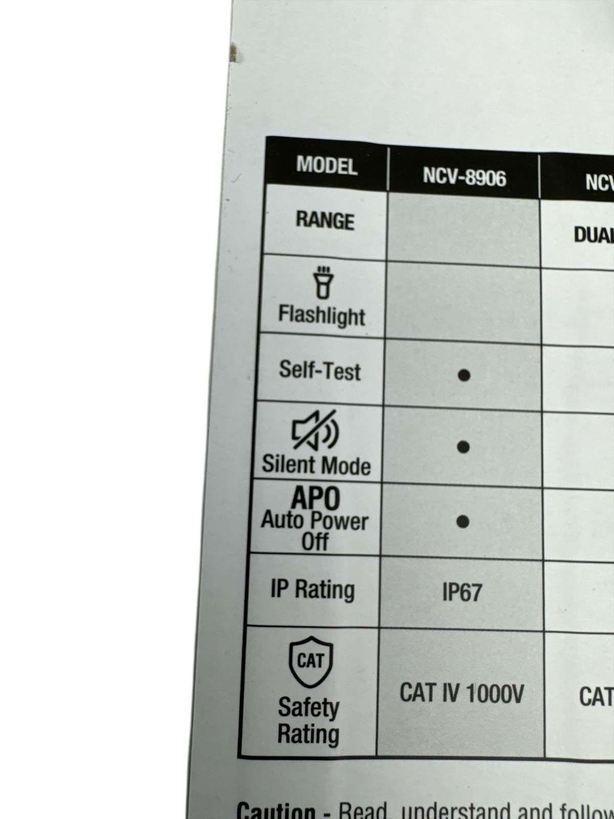Commercial Electric Non-Contact Voltage Tester Pen 50V to 1000V AC NCV-8906 OB