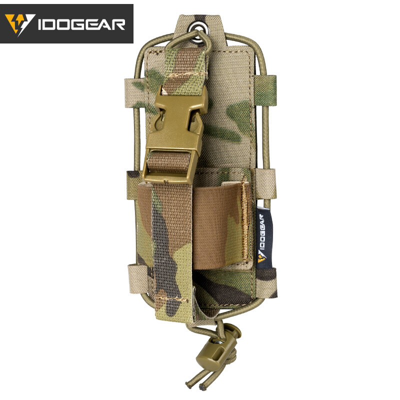 IDOGEAR Tactical Radio Pouch MOLLE Walkie Talkie BAOFENG POFUNG UV5R UV82 Pouch