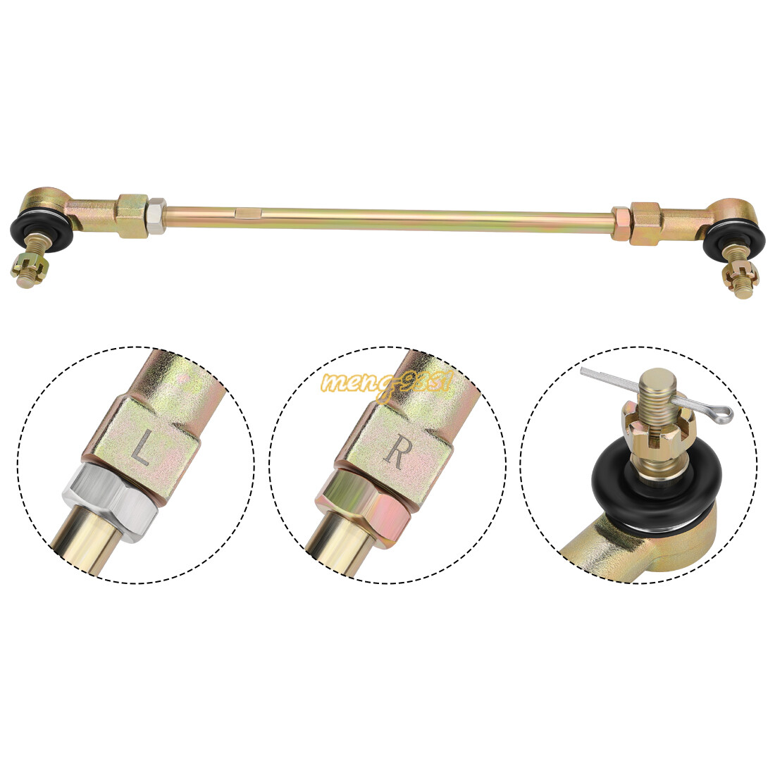 Tie Rod Ends Kit 2 SET for Honda TRX400EX Sportrax 400 1999-2008 53157-HN1-601