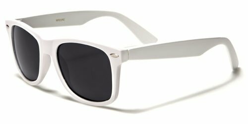 SUNGLASSES ADULT UNISEX WHITE RETRO WAYFARER LOOK GREAT FOR PARTY FAVORS NEW