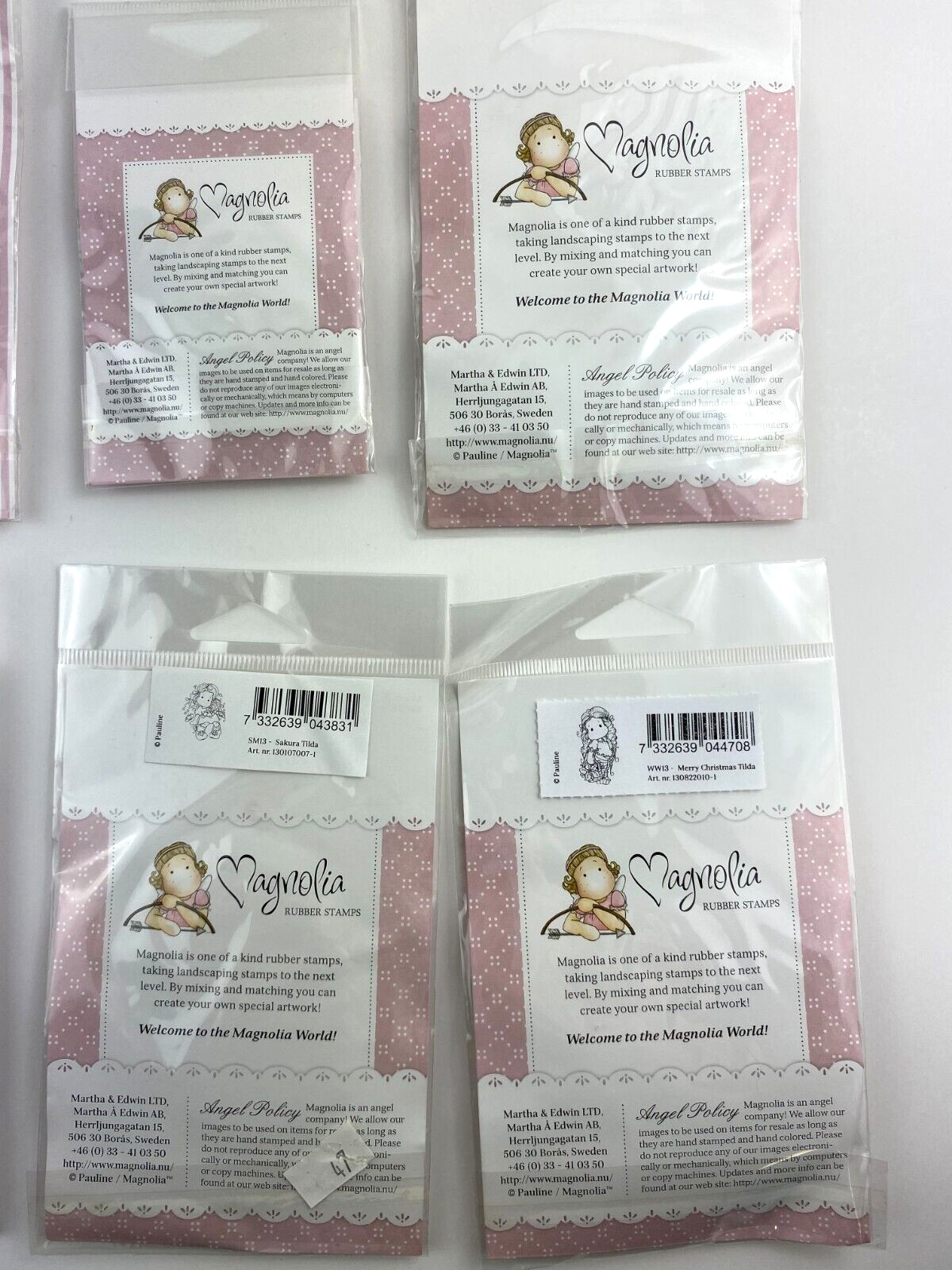 Magnolia (LOT OF 10) Rubber Stamps Assorted #18