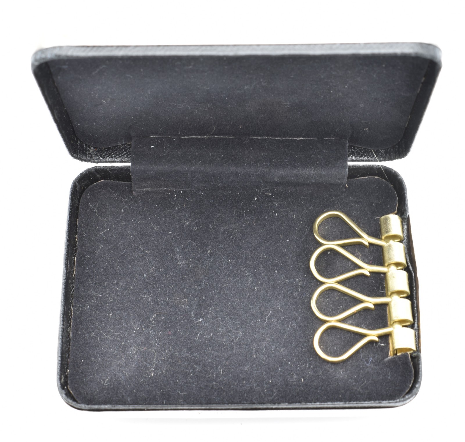 Vintage Gorham Sterling Silver Key Case Box 47 Floral Double Sided USA