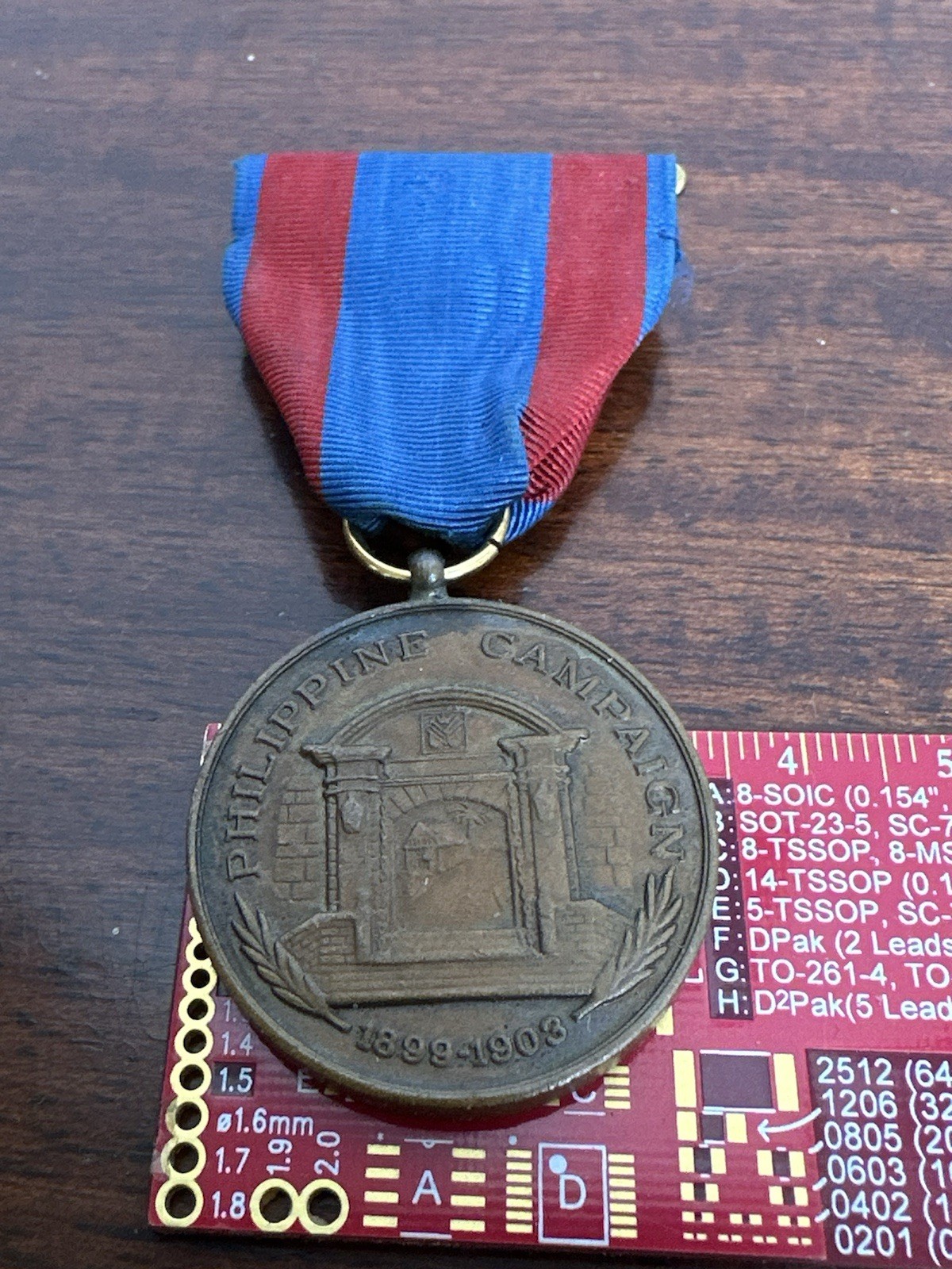 VINTAGE US Navy Philippine Campaign 1899-1903 Medal Earlier Strike And Broach