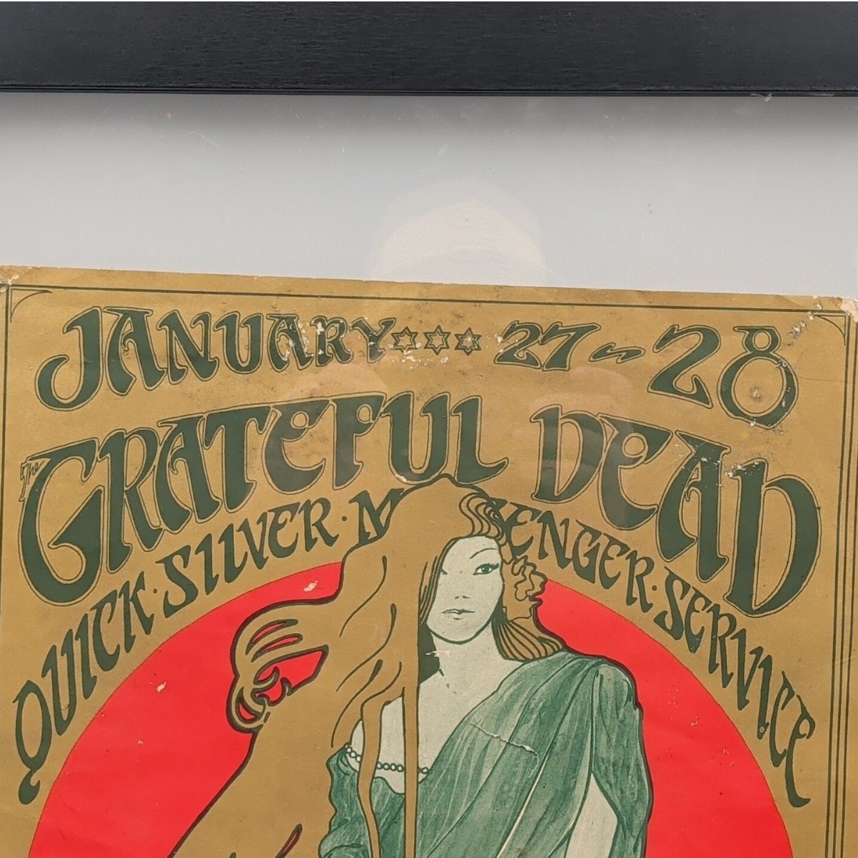 GRATEFUL DEAD FD 45-1 AVALON BALLROOM CONCERT POSTER 1967 Dead Classic Vintage