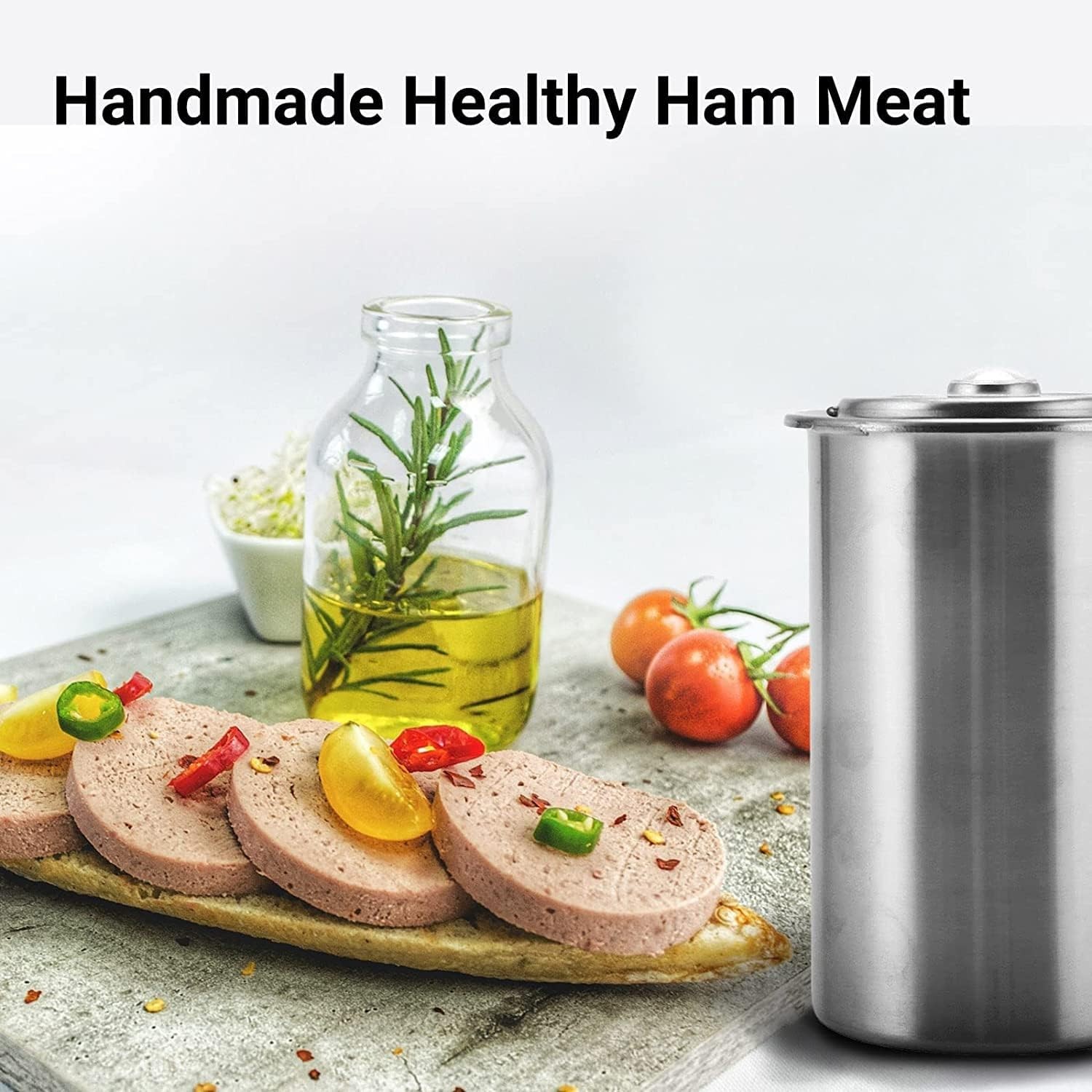Ham Maker Meat Press Stainless Steel Sandwich Cooker for Deli Meats Lunch Mold