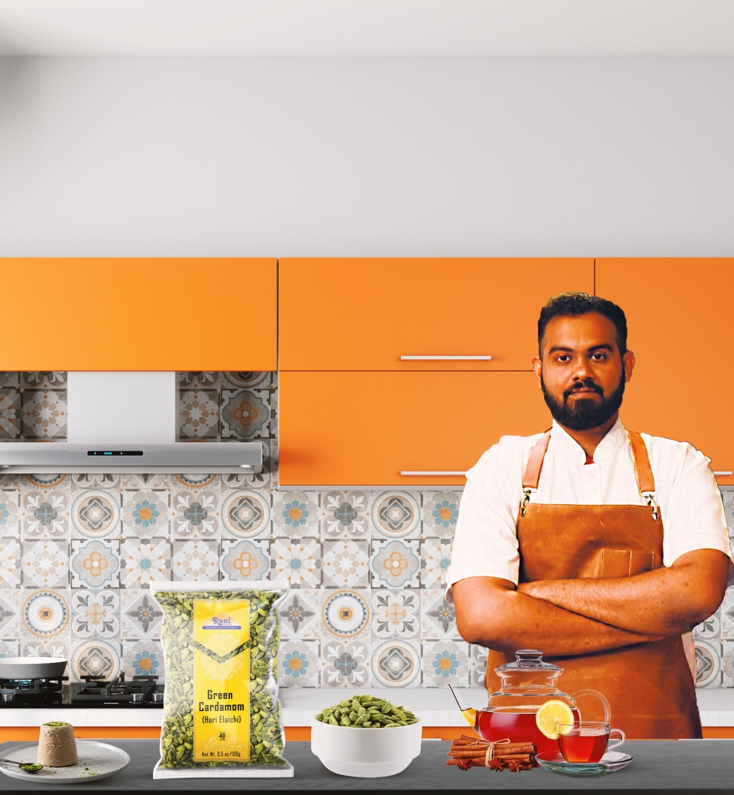 Rani Green Cardamom Pods Spice (Hari Elachi) 3.5oz (100g)