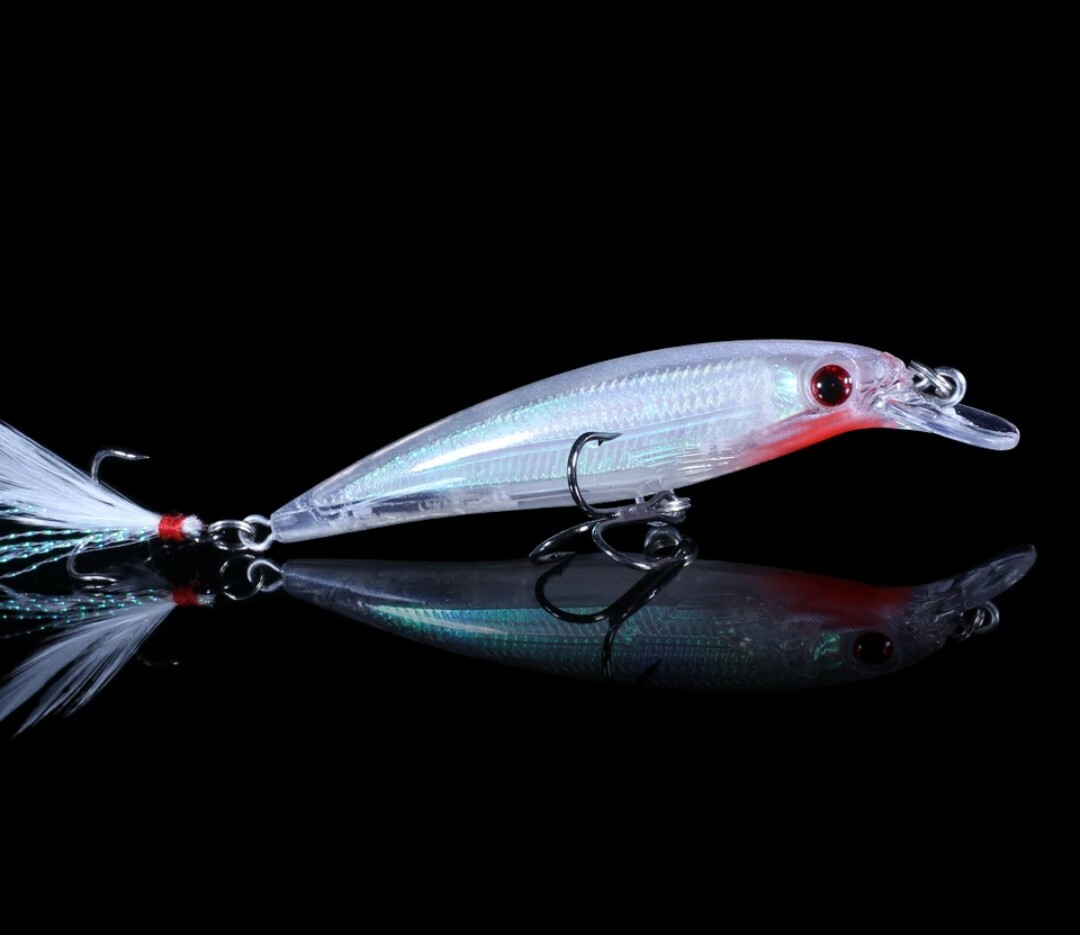 10 pcs Hard Minnow Fishing Baits Bass Lures Crankbait Tackle Wobbler New Lot