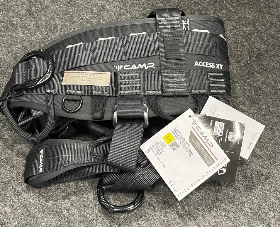 CAMP Access XT Black Full Body Harness 286203-2 L-XXL New