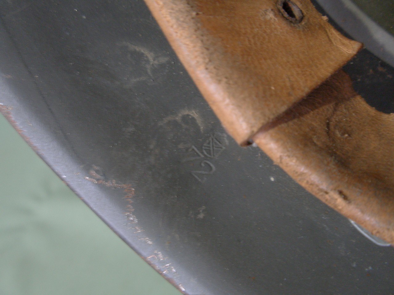 M-37 Sweden army helmet. Size 57-61. Liner & chinstrap.