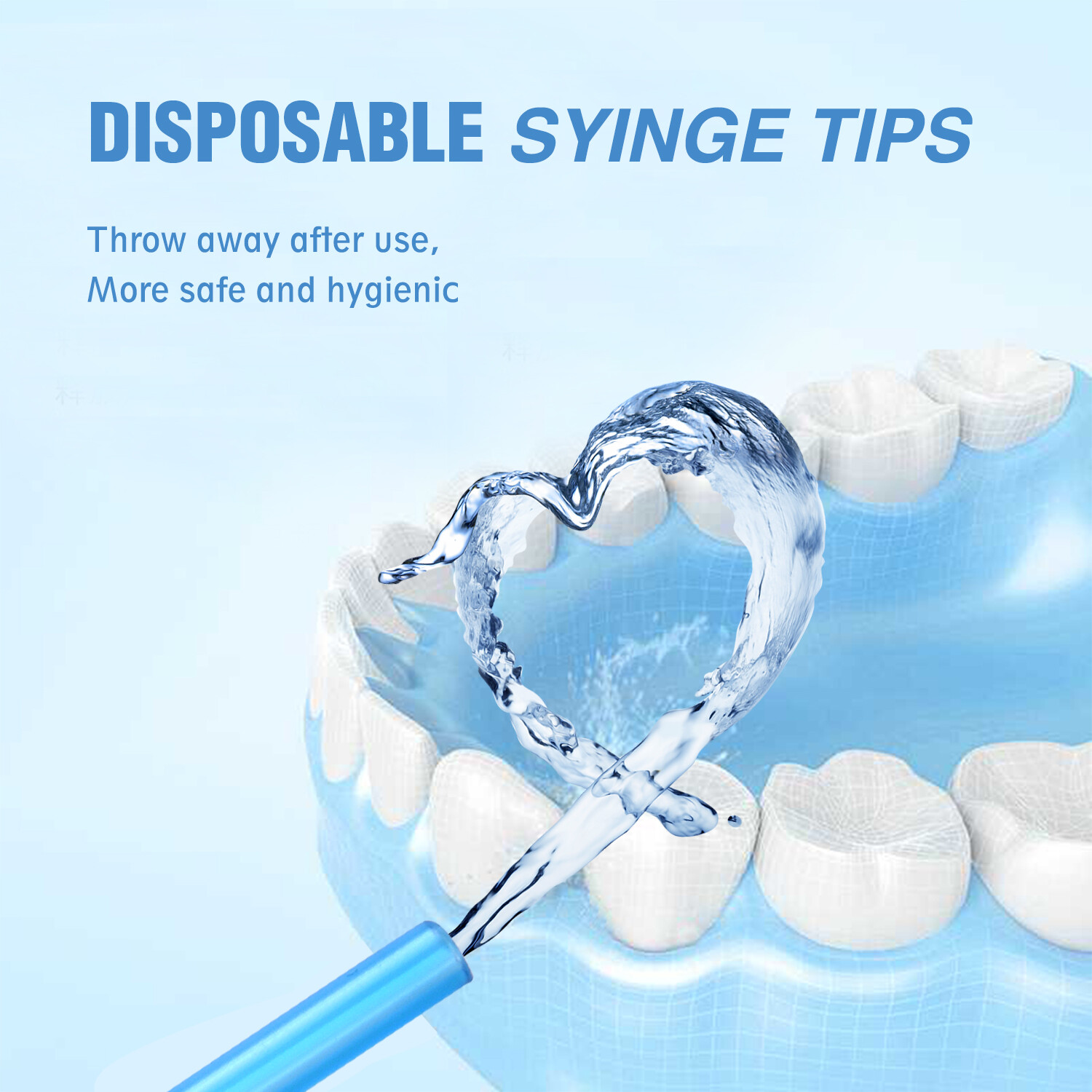 OneMed Dental 3-Way Air Water Syringe Disposable Spray Tips Triple Nozzles Tubes
