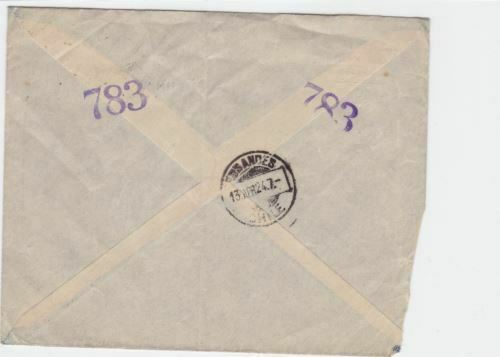 Chile 1924 stamps cover R20309