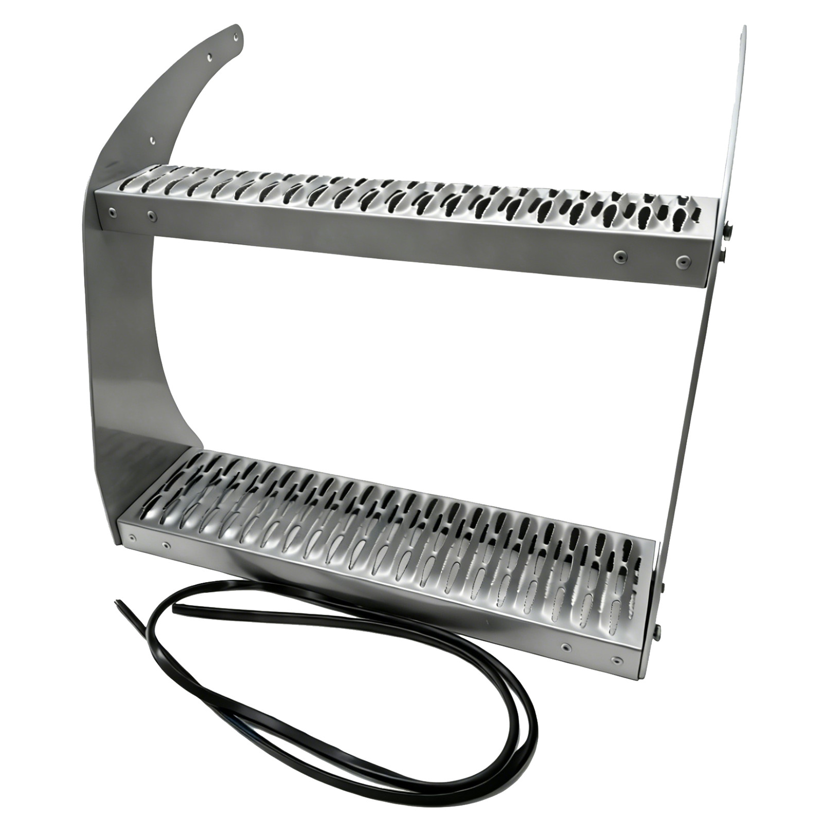 26" Fuel Tank Step For Peterbilt 389 All Models Silvery Non-Slip Fuel Tank Stair