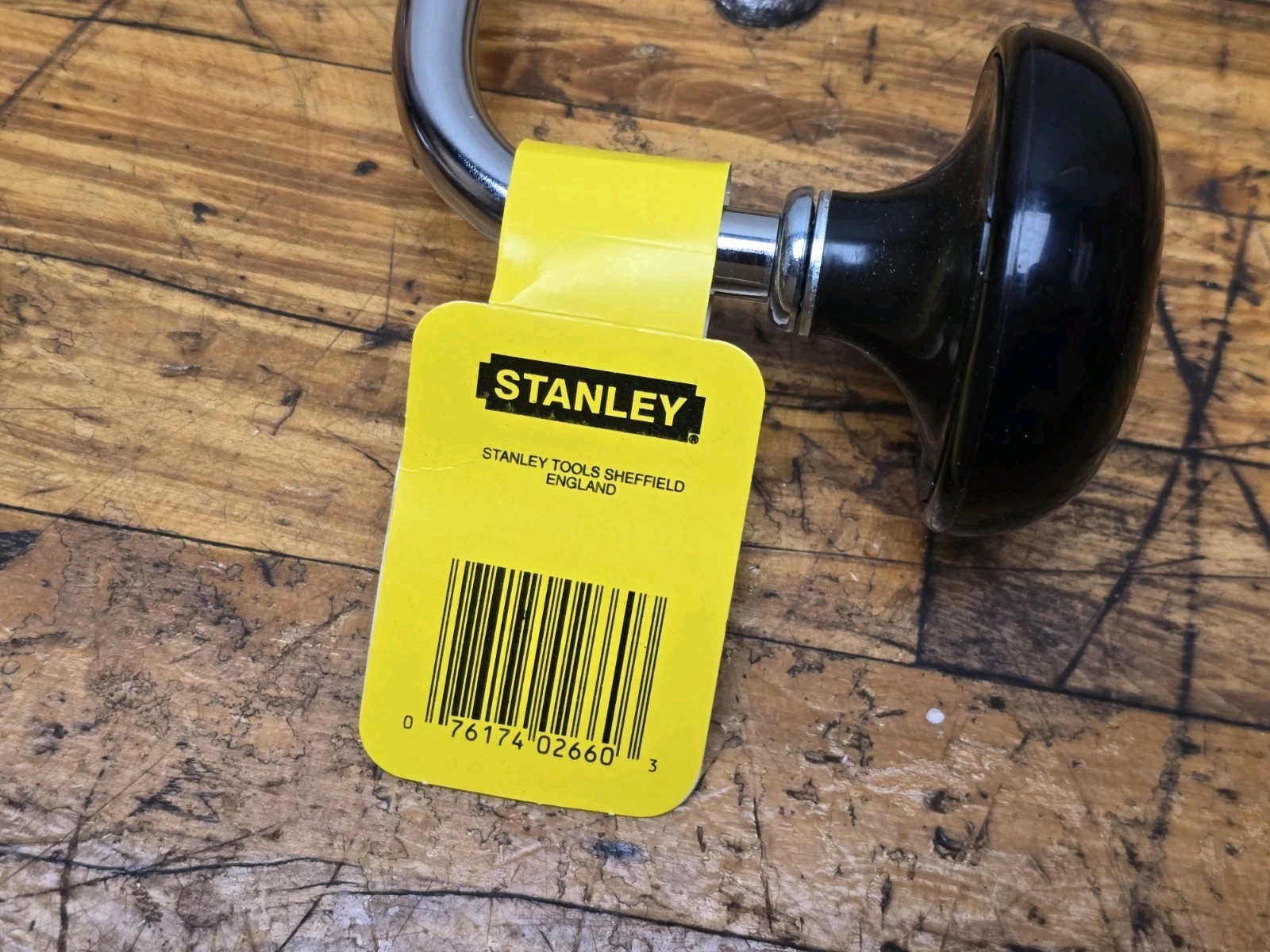 Stanley 02-660 66R 66-10 Ratcheting Bit Brace Hand Drill, Made in England NEW