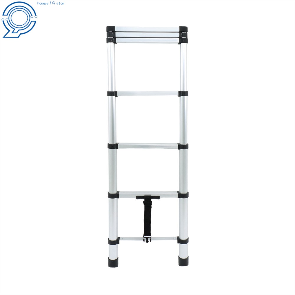 6.6 / 8.5FT Aluminum Telescopic Ladders For Outdoor Indoor Use Extension Ladder