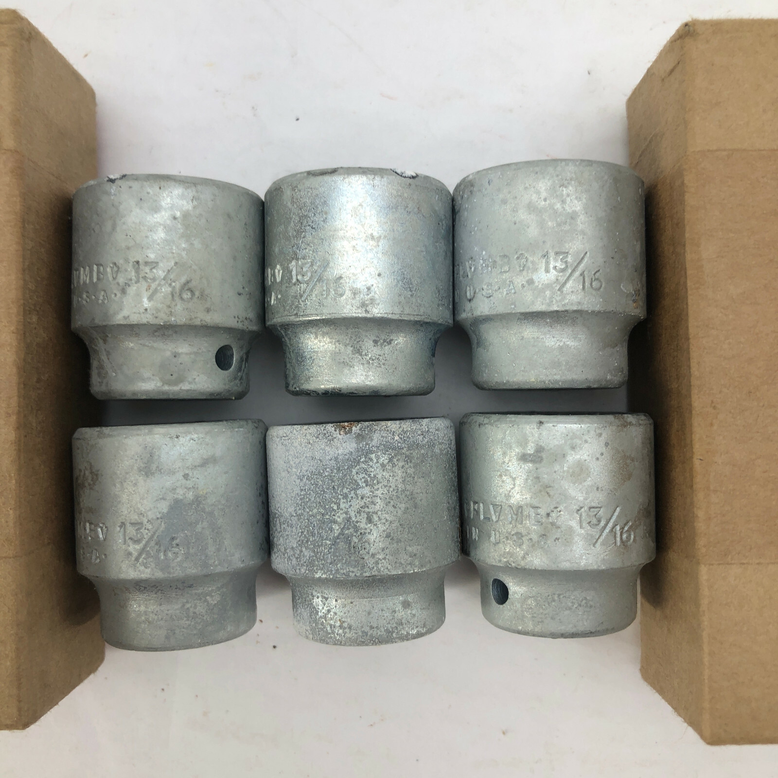 4 Boxes of 6 NOS Plomb Plumb Military Navy 13/16 sockets 5226 3/8 Drive