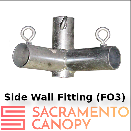20' Wide Flat Roof Canopy Fittings Kits, DIY Metal 1" EMT Carport Frame Parts