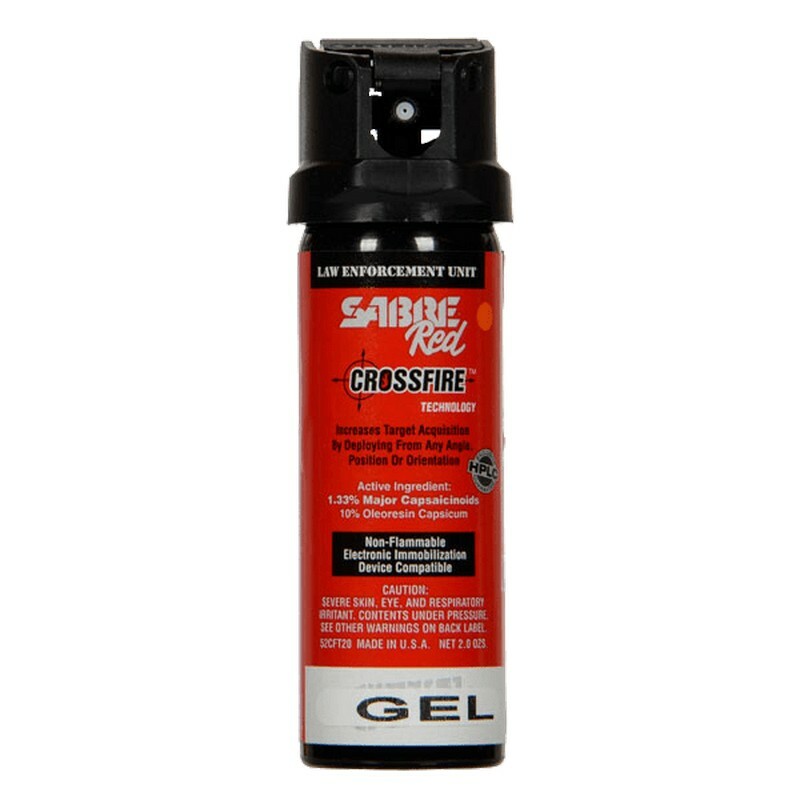 Sabre Red 52CFT20-GEL Crossfire Gel (MK-3.5) Pepper Spray, 1.33% MC, 2.0 Ounces