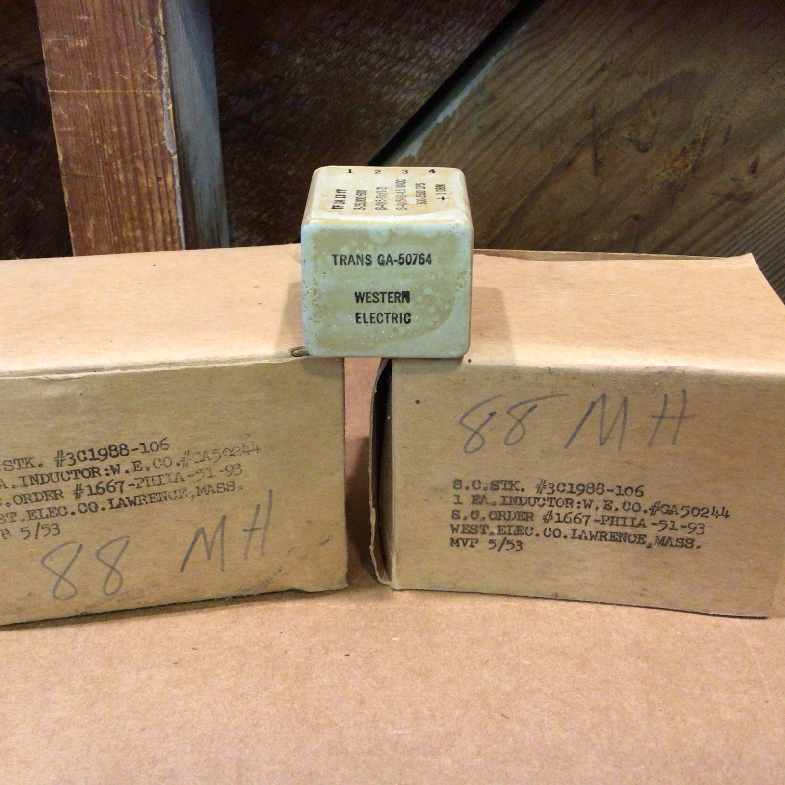 Western Electric GA-50764 Transformer & (2) GA50244 Inductors – LoFi Audio/DIY