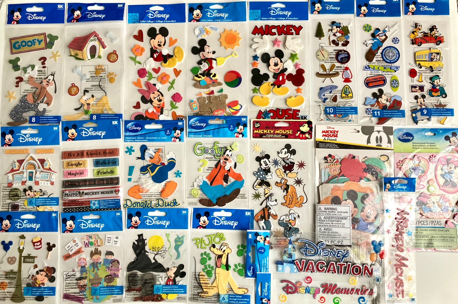 Jolee's Scrapbooking Stickers, MICKEY MOUSE Theme, You Pick, some Rare!