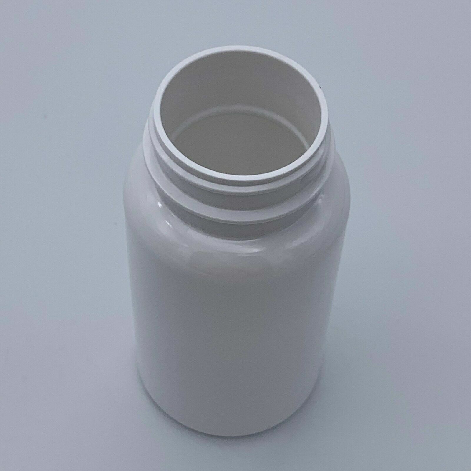 WHOLESALE Empty White Pill Tablet Capsule Vitamin Bottles 150 cc 38/400 Ribbe Ca