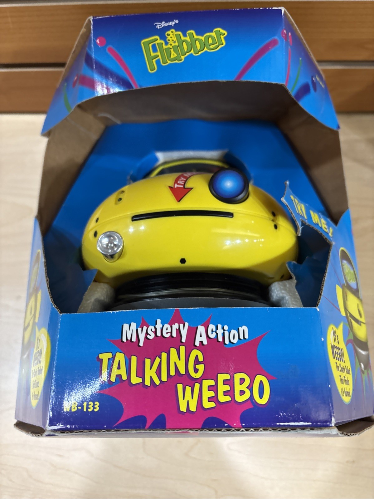 Disney Flubber Talking Weebo Robot Voice Activated Movement & More New