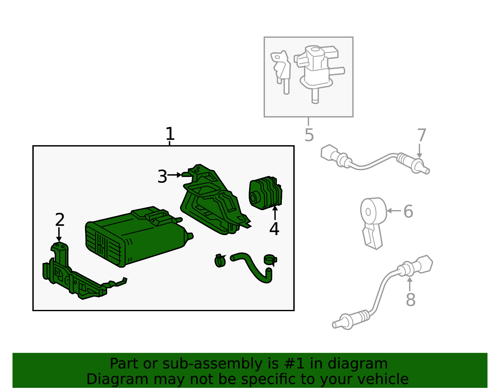Genuine Toyota Vapor Canister 77740-0R020
