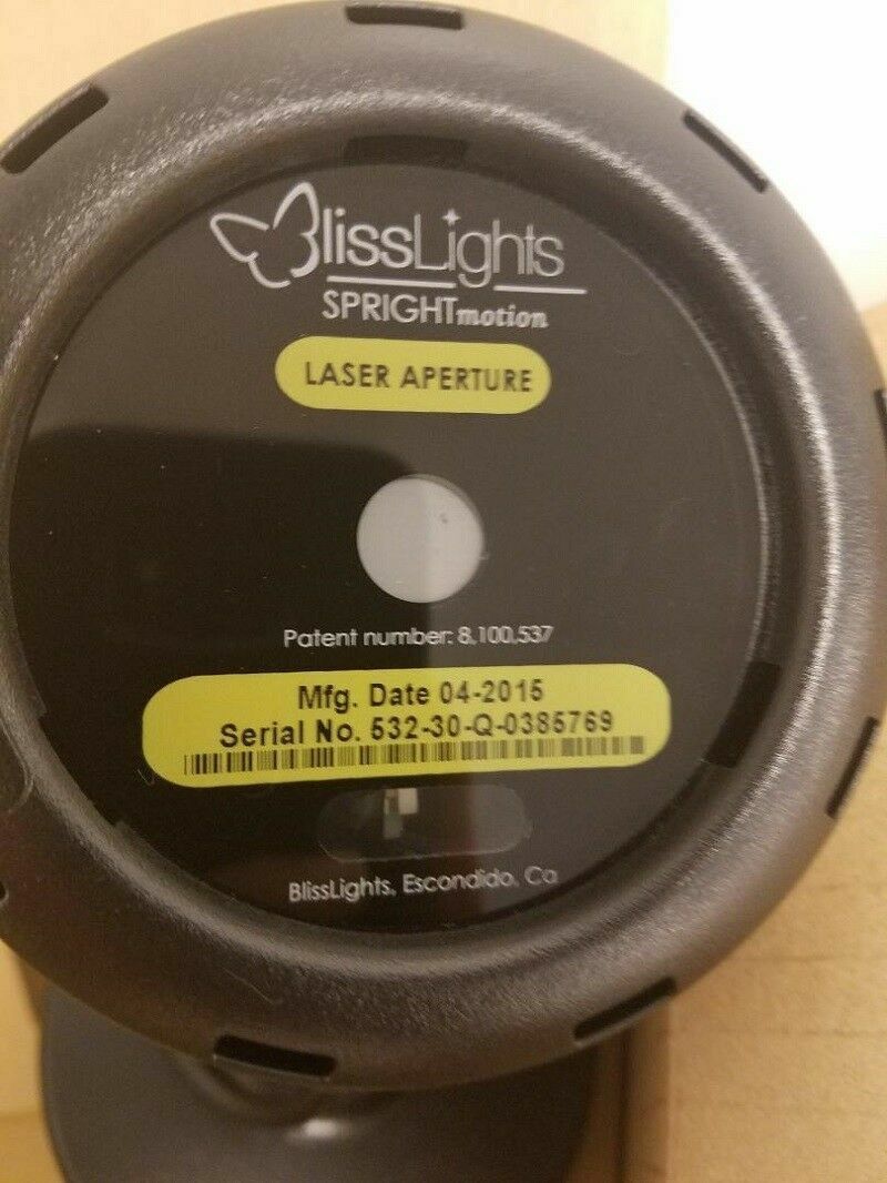 Bliss Light Outdoor Indoor SPRIGHT MOTION Firefly Light Projector BLISSLIGHTS