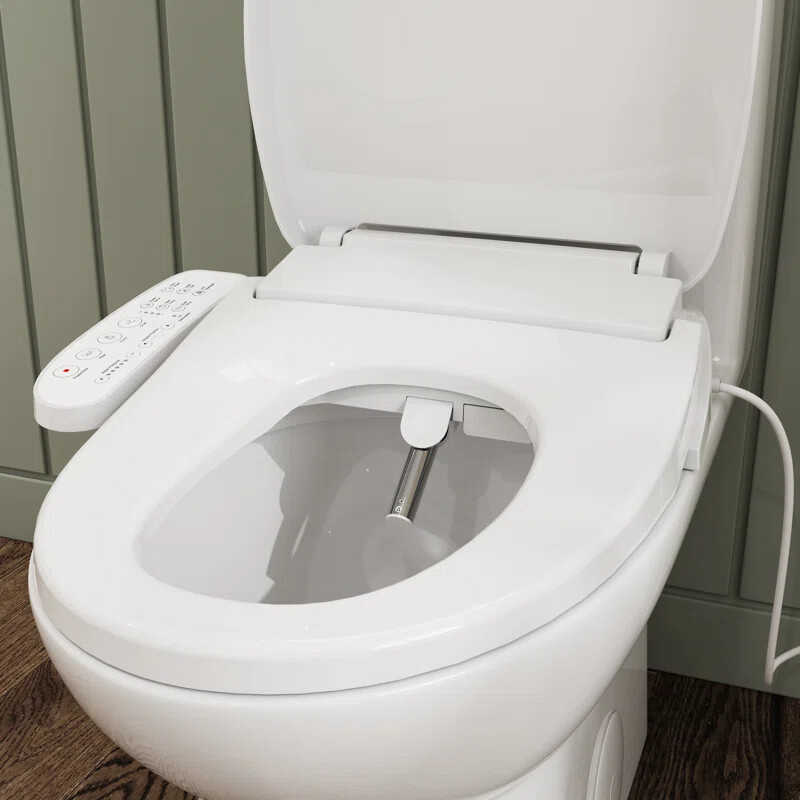 HOROW elongated Bidet smart Toilet Seat With Heated and Dryer Warm Water Flush