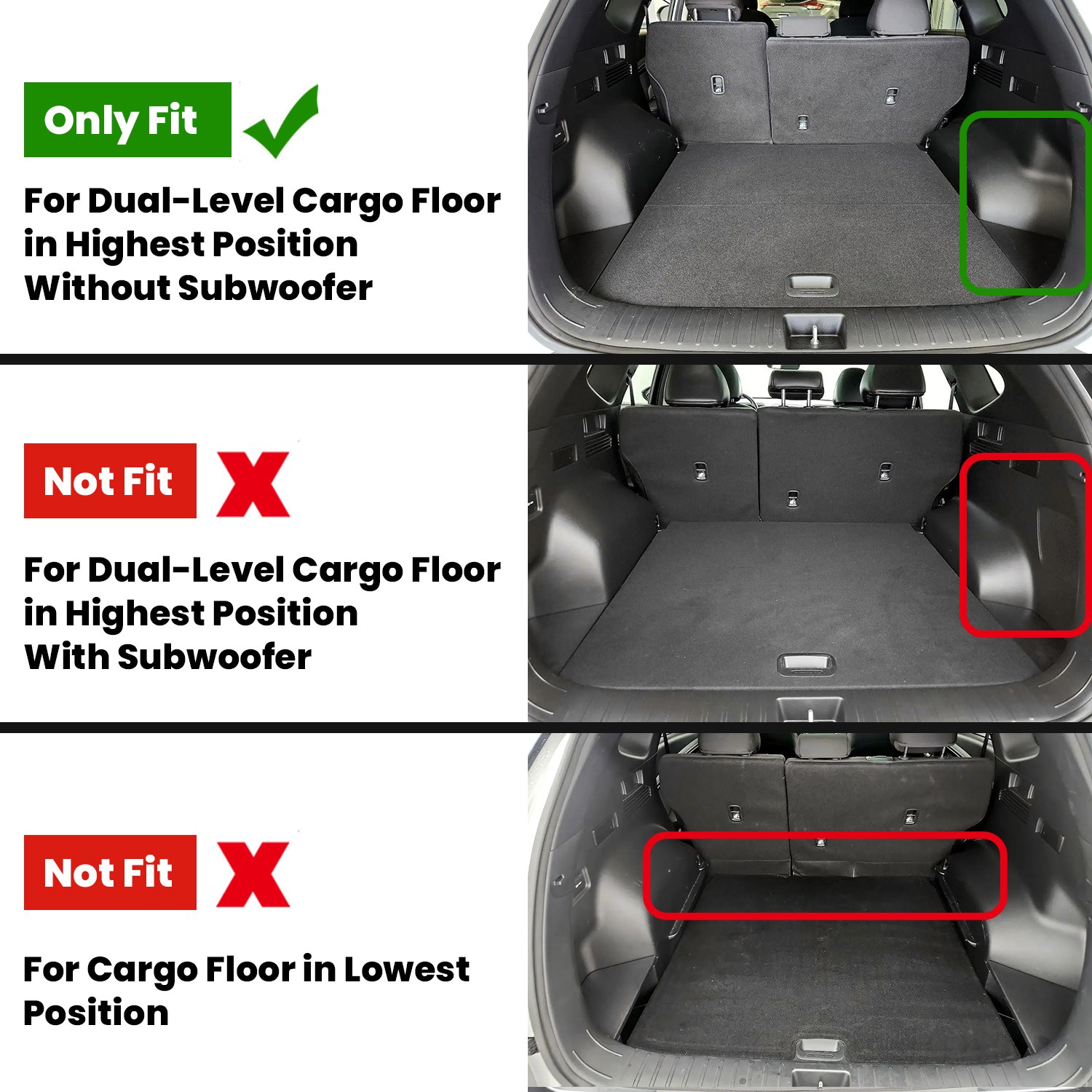 LASFIT Floor Mats & Cargo Mats for 2022-2026 Hyundai Tucson Hybrid Floor Liners
