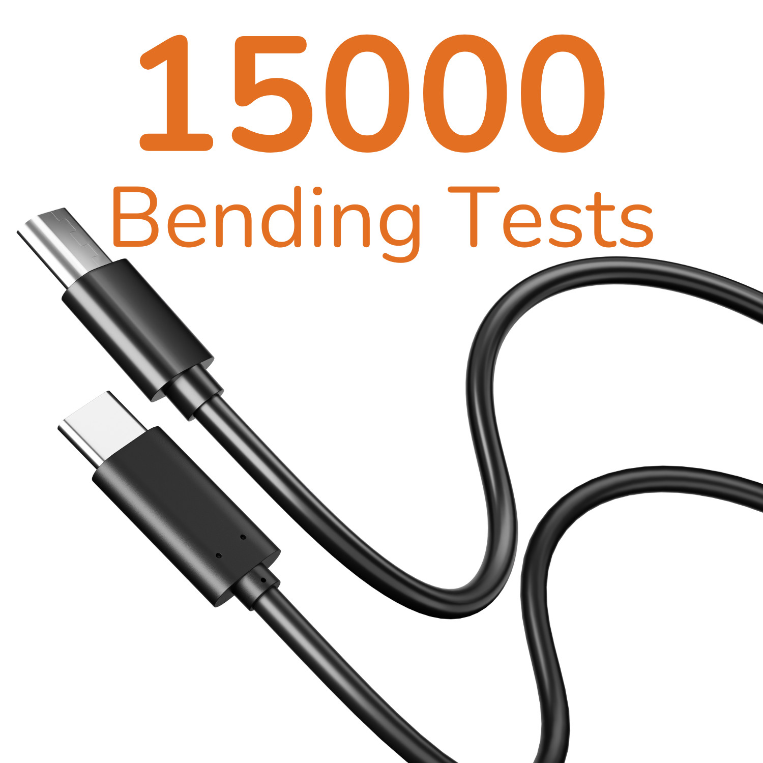 USB Type C to Micro 5V/2.4A Data & Sync Transfer OTG charging cable - Black LOT