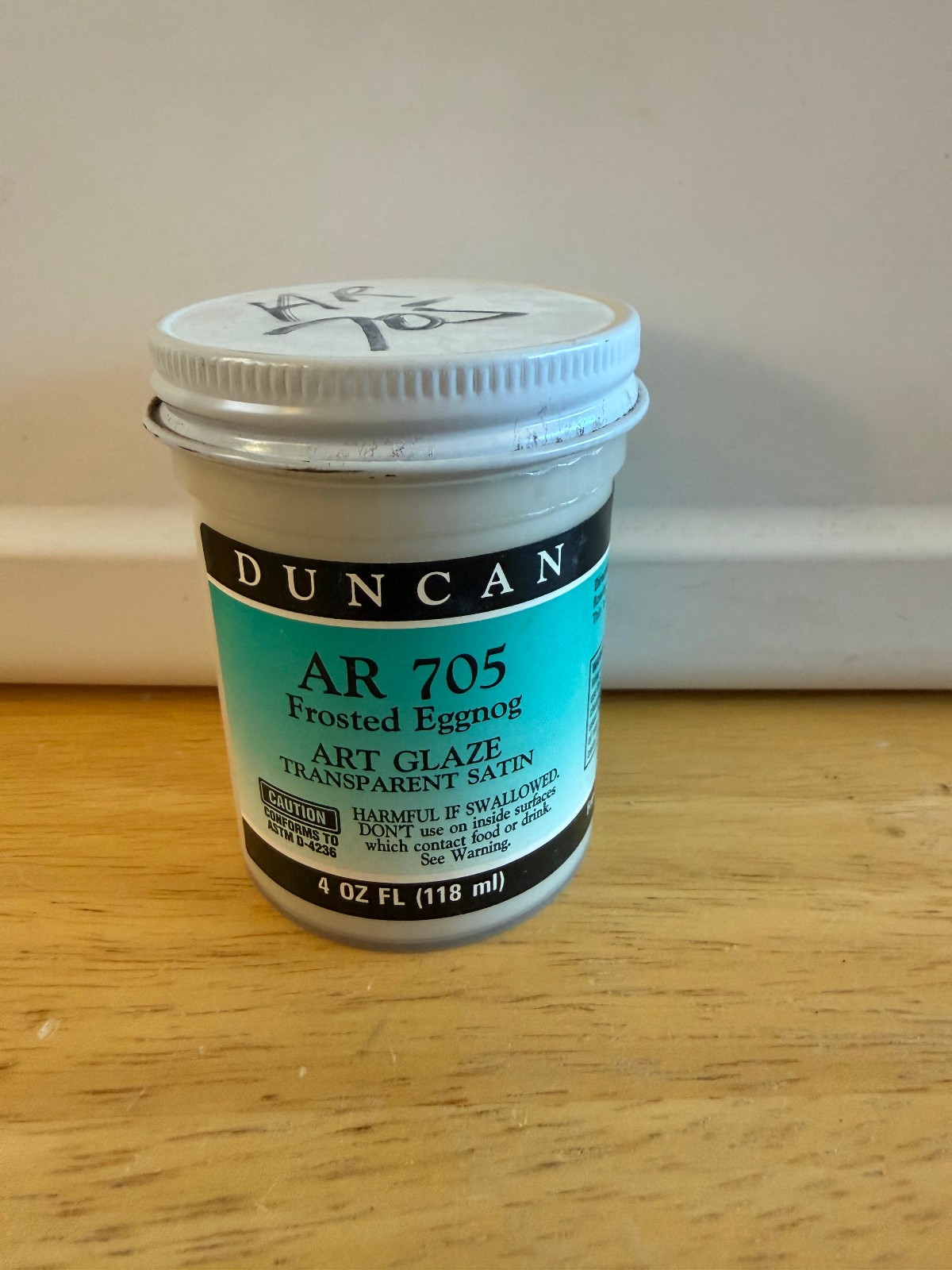 Duncan Art Glaze AR 705 Frosted Eggnog