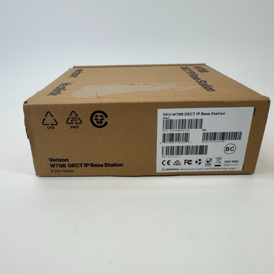 Yealink W78B DECT IP Base Station Verizon