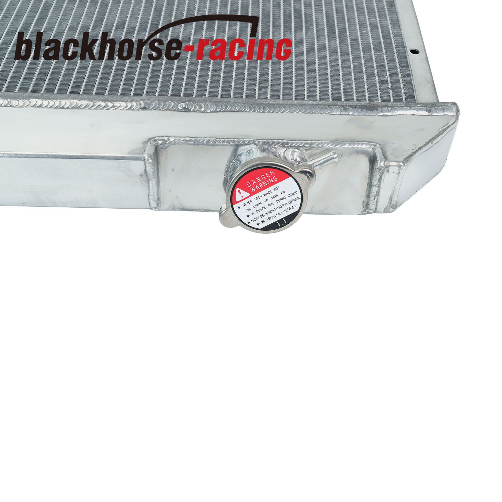 For 1963-1966 Chevy C/K C10/C20/C30 Pickup V8 3Row Radiator+16" Shroud Fan+Relay