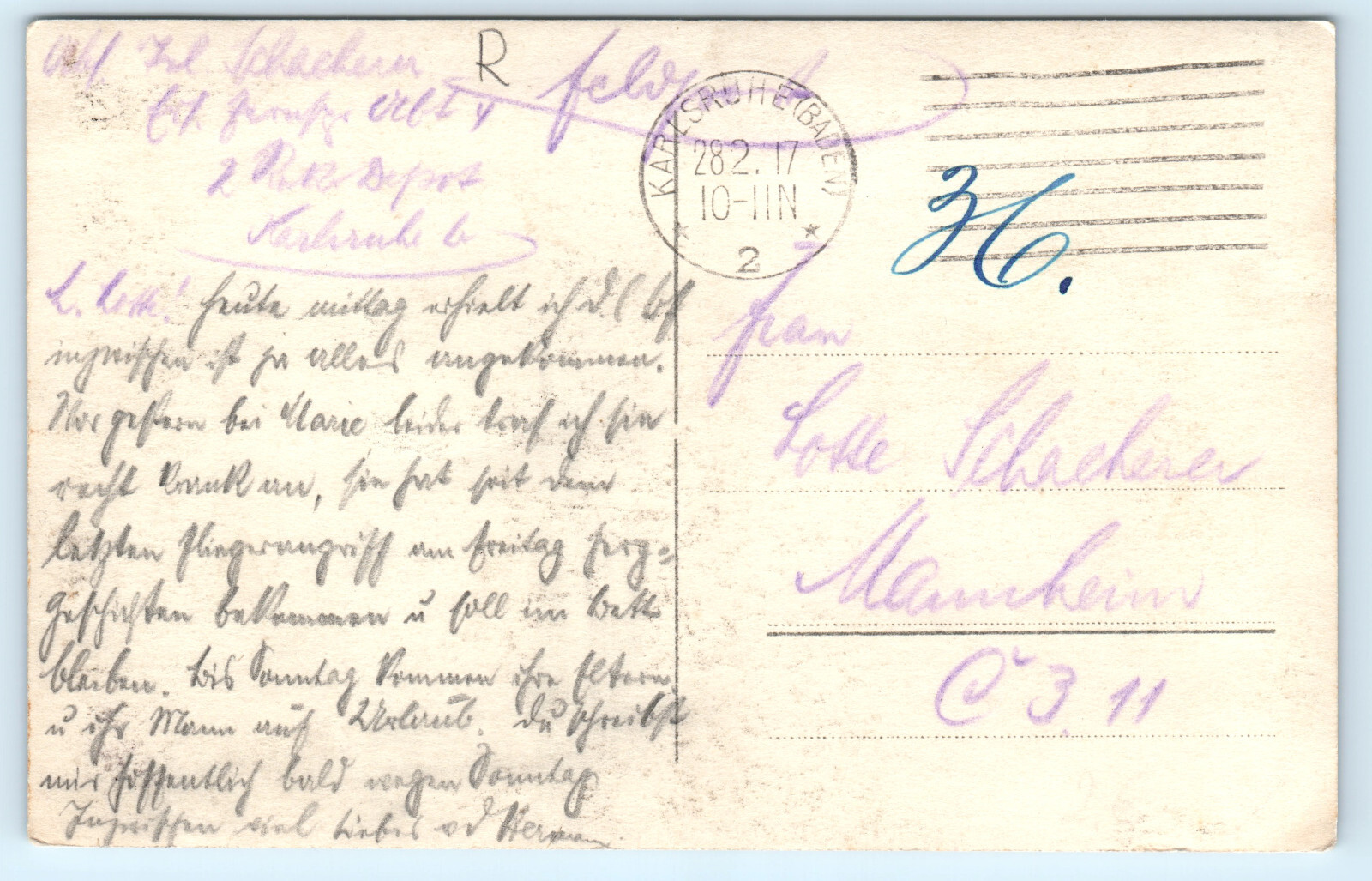 RPPC WWI German Army Soldiers Real Photo Postcard