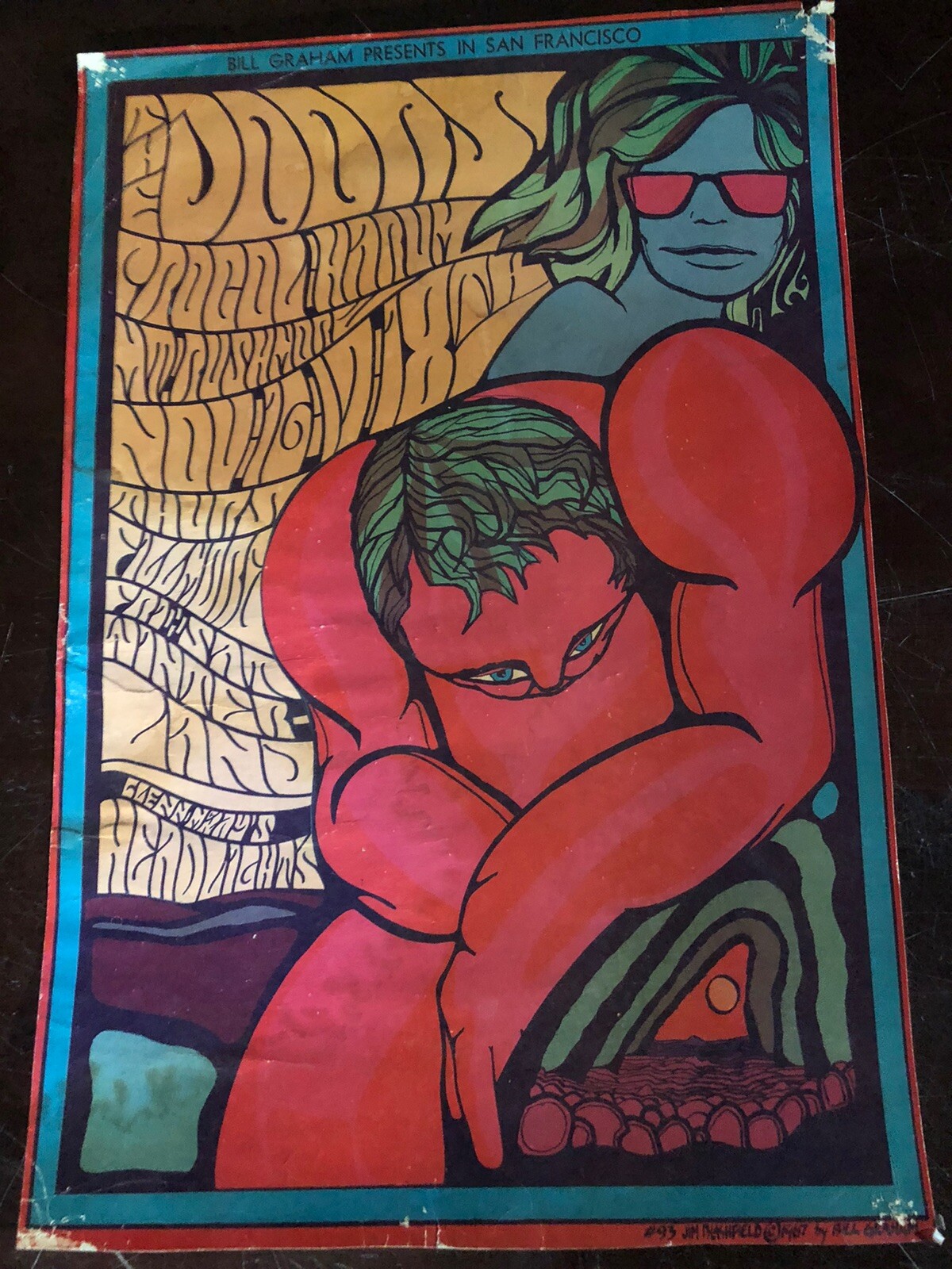 Bill Graham Poster Fillmore BG-93 Doors Procol Harum