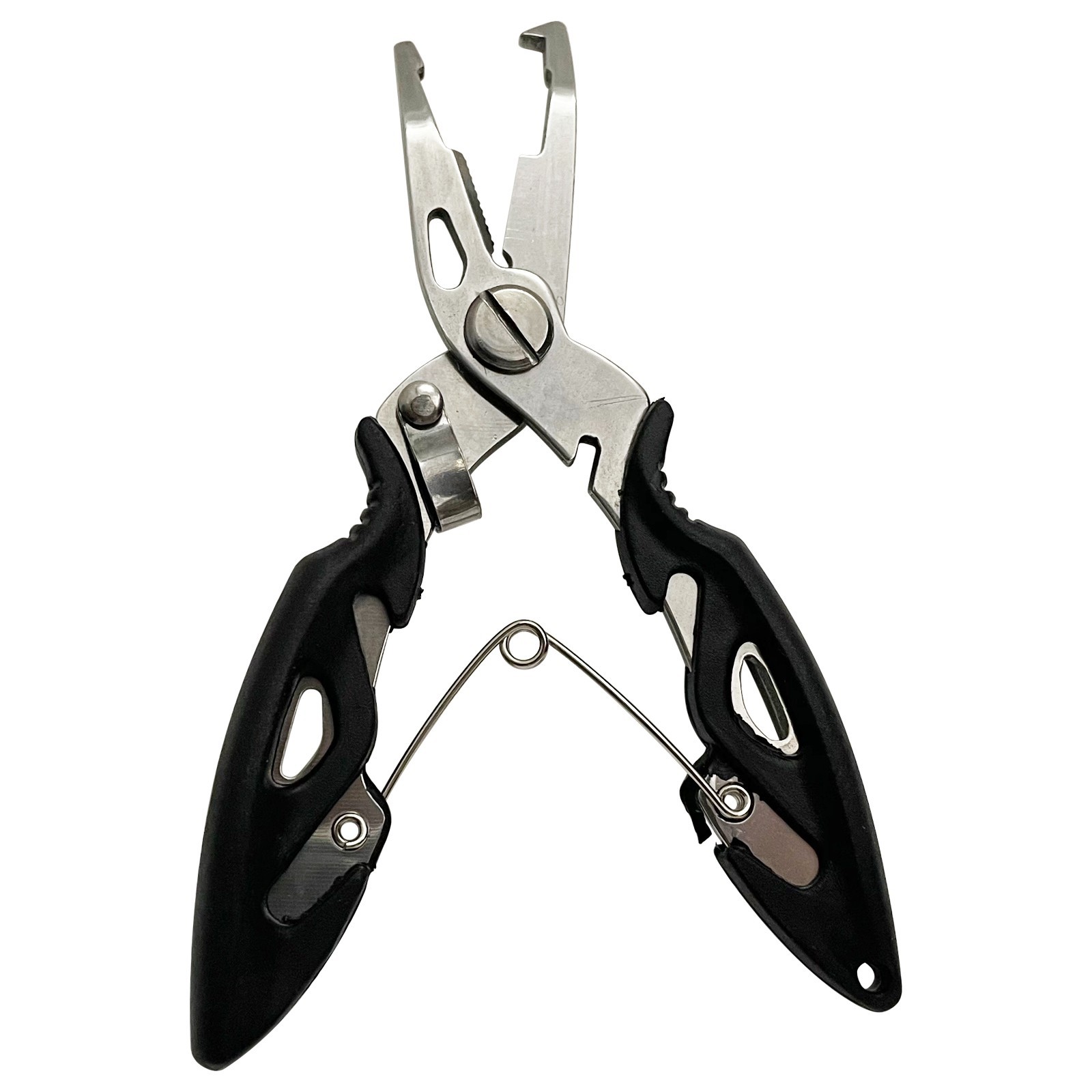 Fishing Pliers Fish Clamping Plier Outdoor Fishing Ring Cutters Fish Hook Sciss