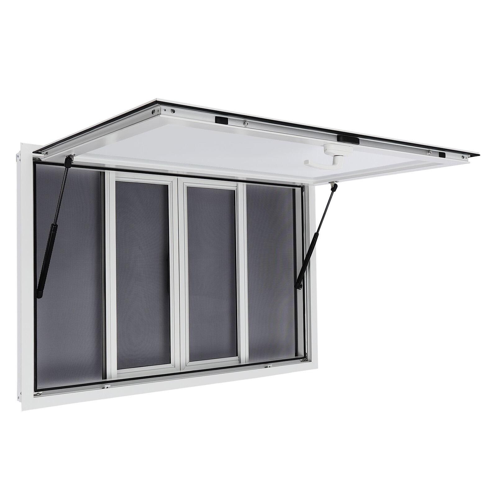 Concession Stand Serving Window Pneumatic FoodTruck Service Awning Window 105mm