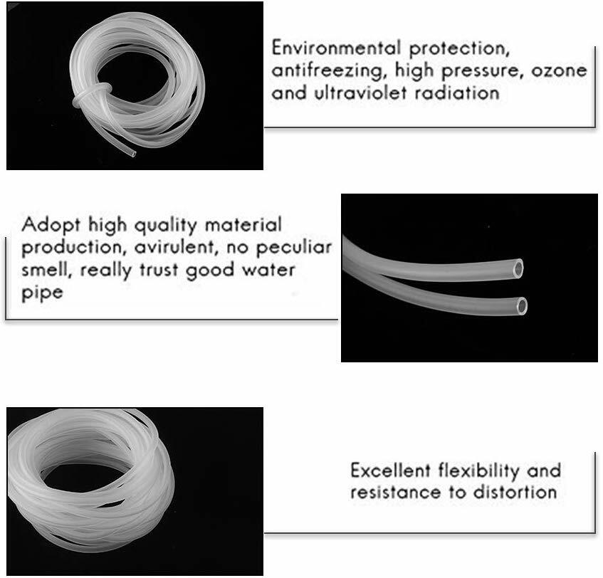 Clear PVC 4mm Professional Durable Clear Flexible Airline Tubing for Aquariums