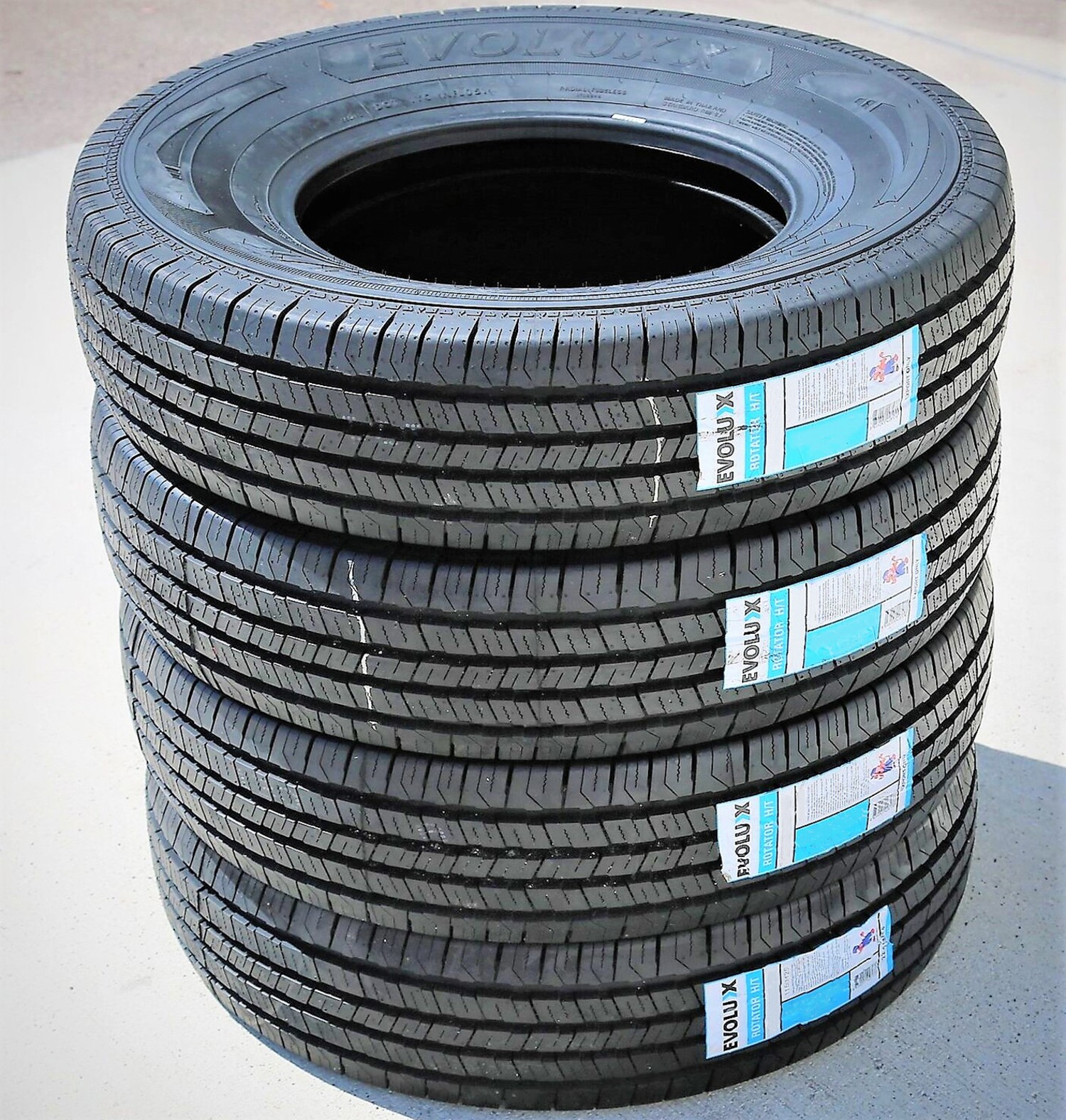 4 Tires Evoluxx Rotator H/T 235/65R16 Load E 10 Ply Van Commercial