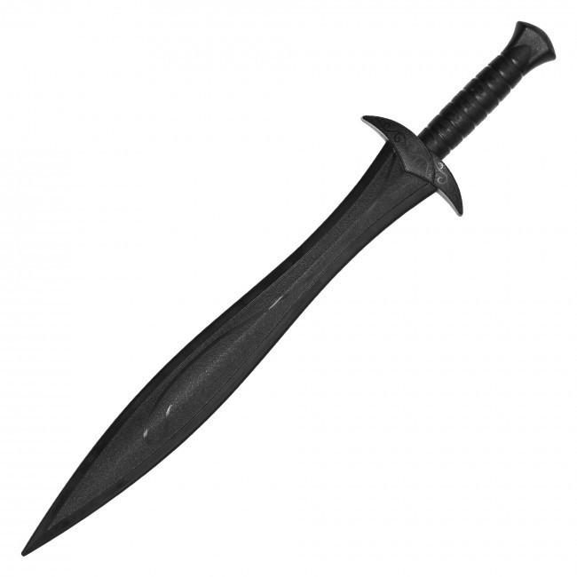 25" Polypropylene Halfling Hero Hobbit Short Sword Black LARP Cosplay